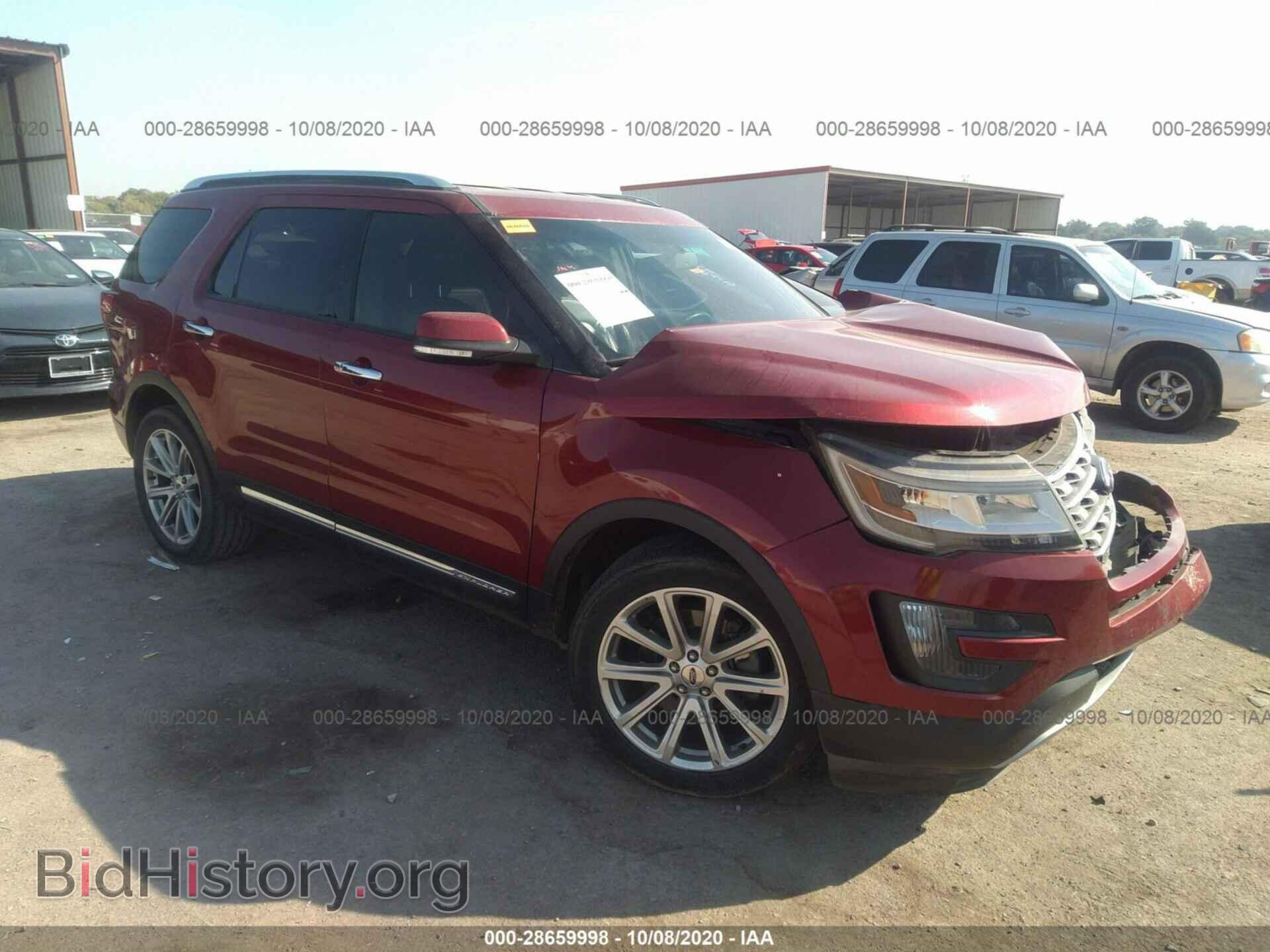 Фотография 1FM5K7F85GGA72685 - FORD EXPLORER 2016