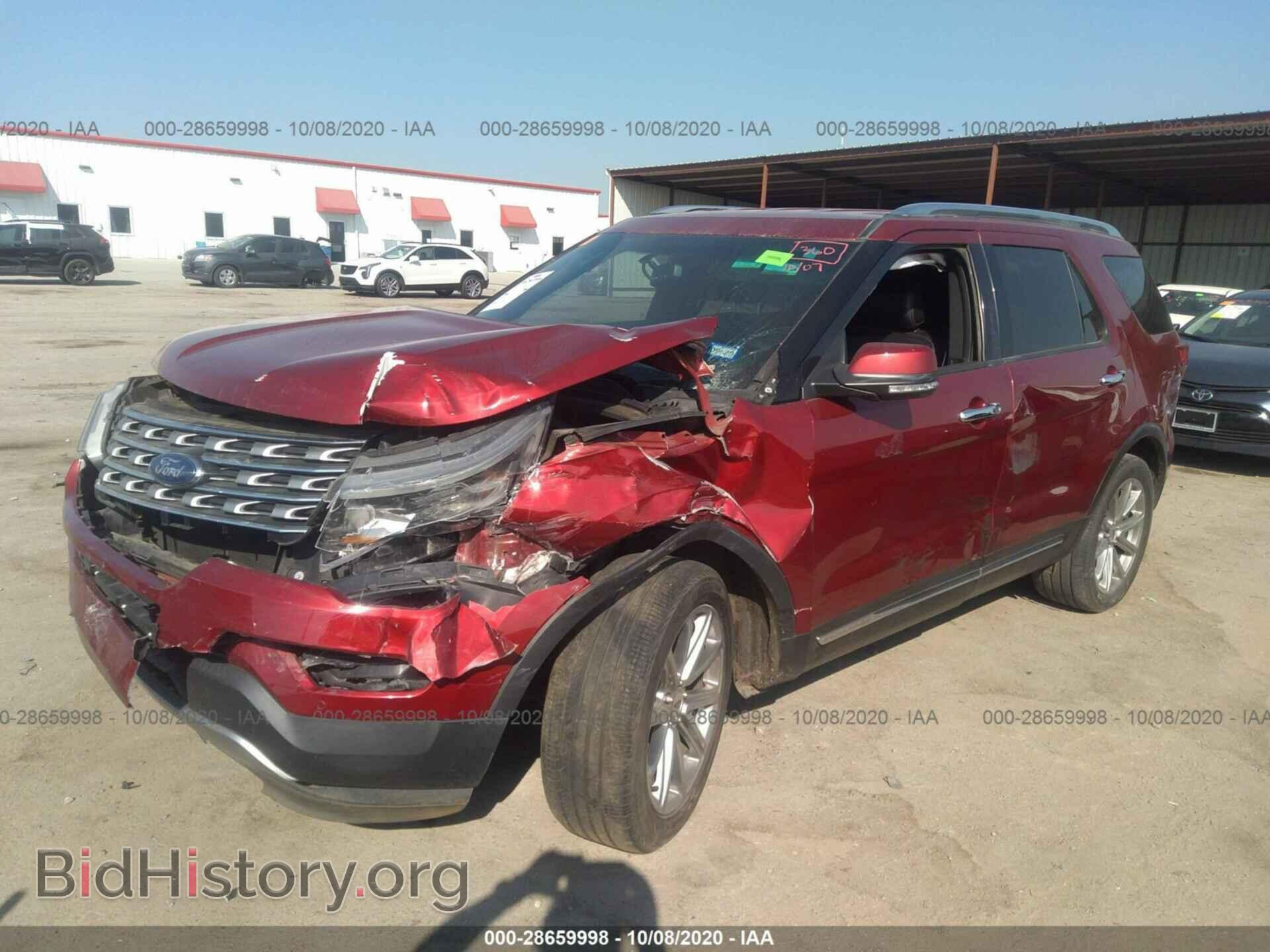 2016 FORD EXPLORER - VIN: 1FM5K7F85GGA72685 - Photo 2