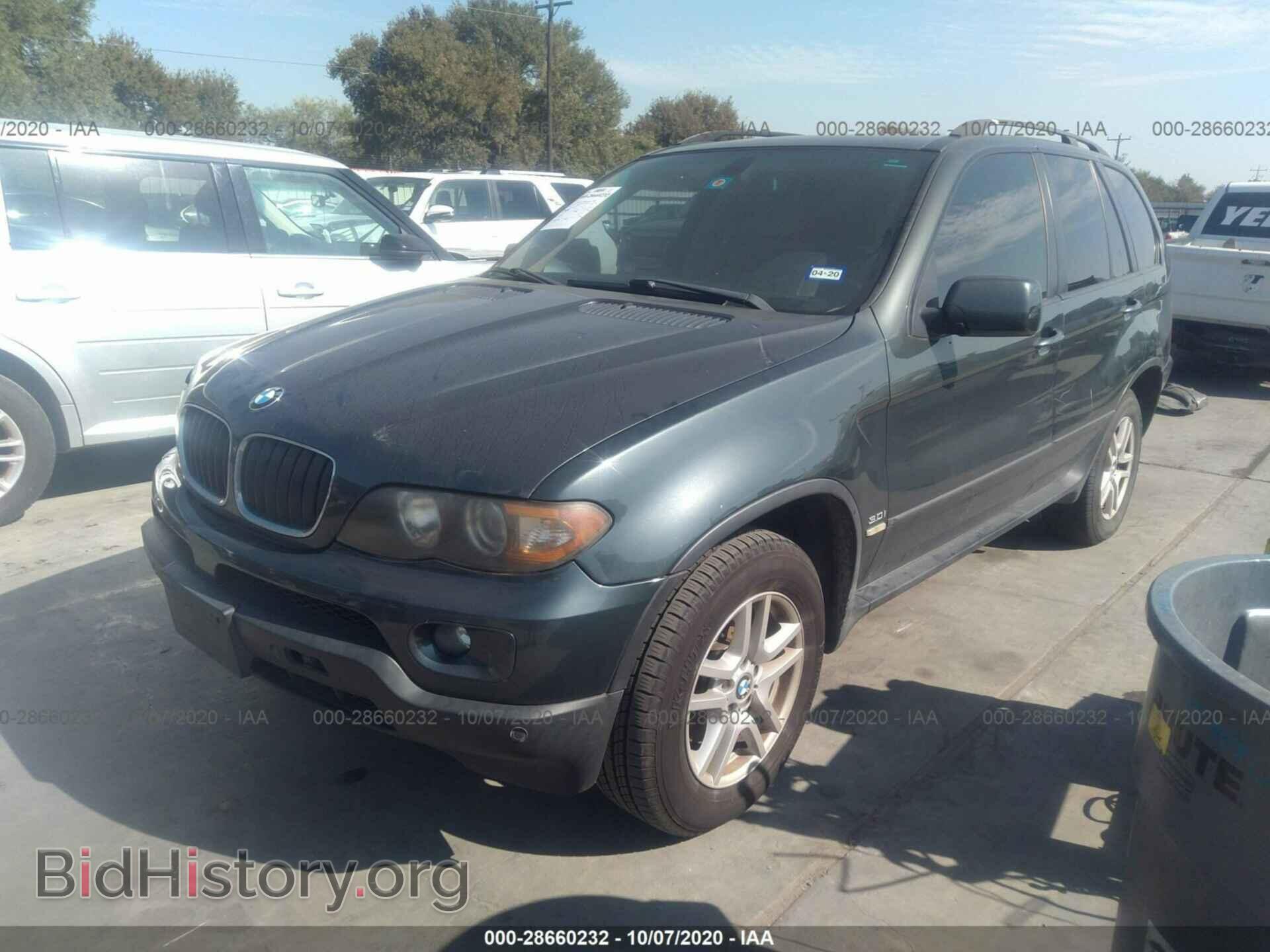 2005 BMW X5 - VIN: 5UXFA13575LY09357 - Фото 2