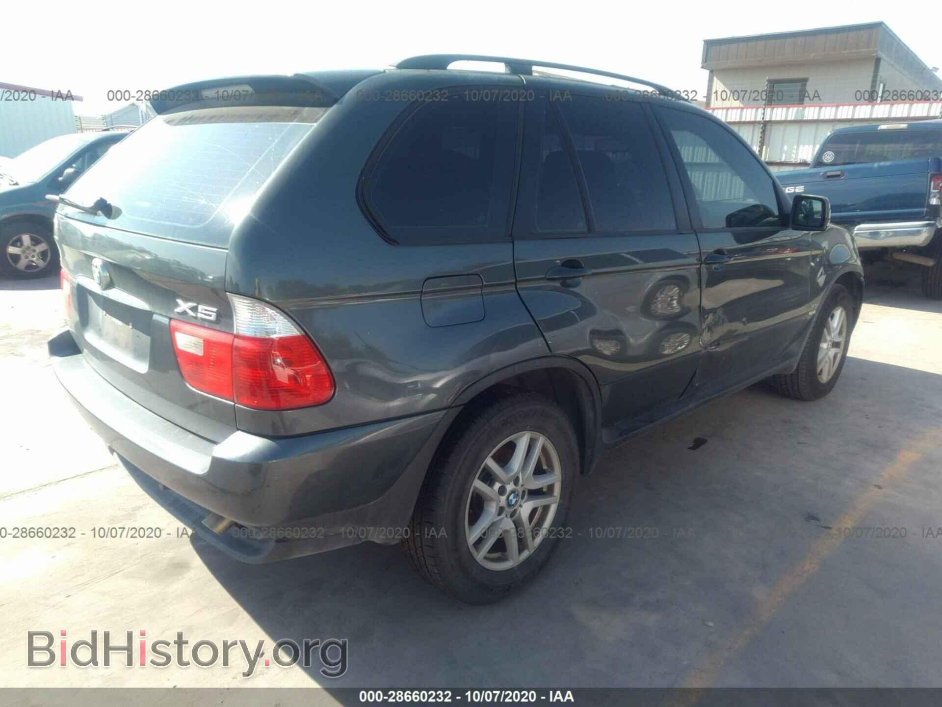 2005 BMW X5 - VIN: 5UXFA13575LY09357 - Фото 4