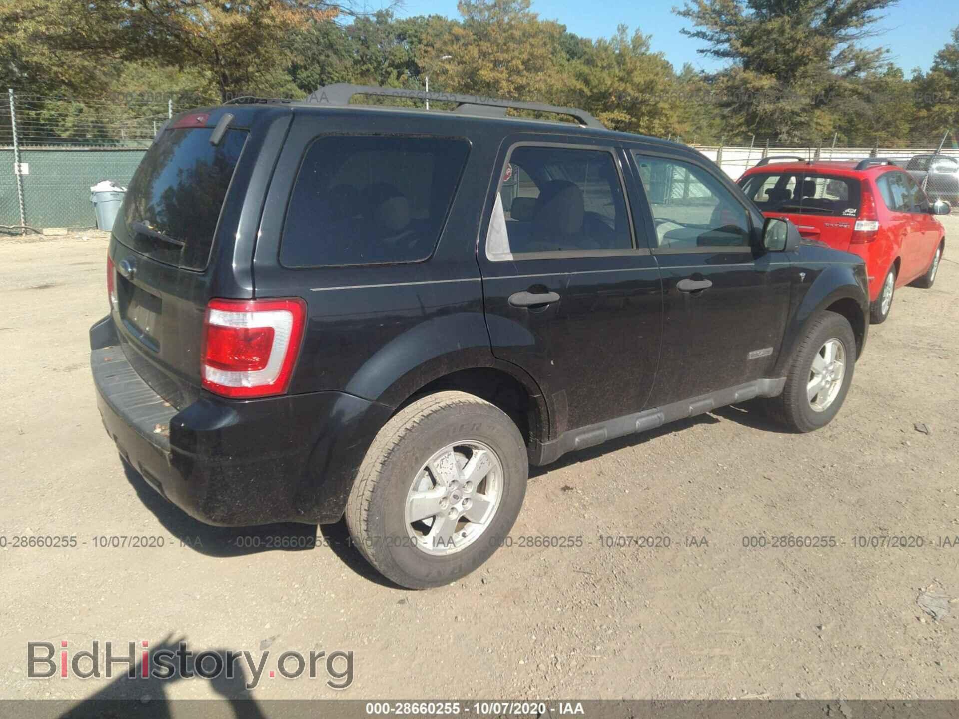 2008 FORD ESCAPE - VIN: 1FMCU03148KB41736 - Фото 4