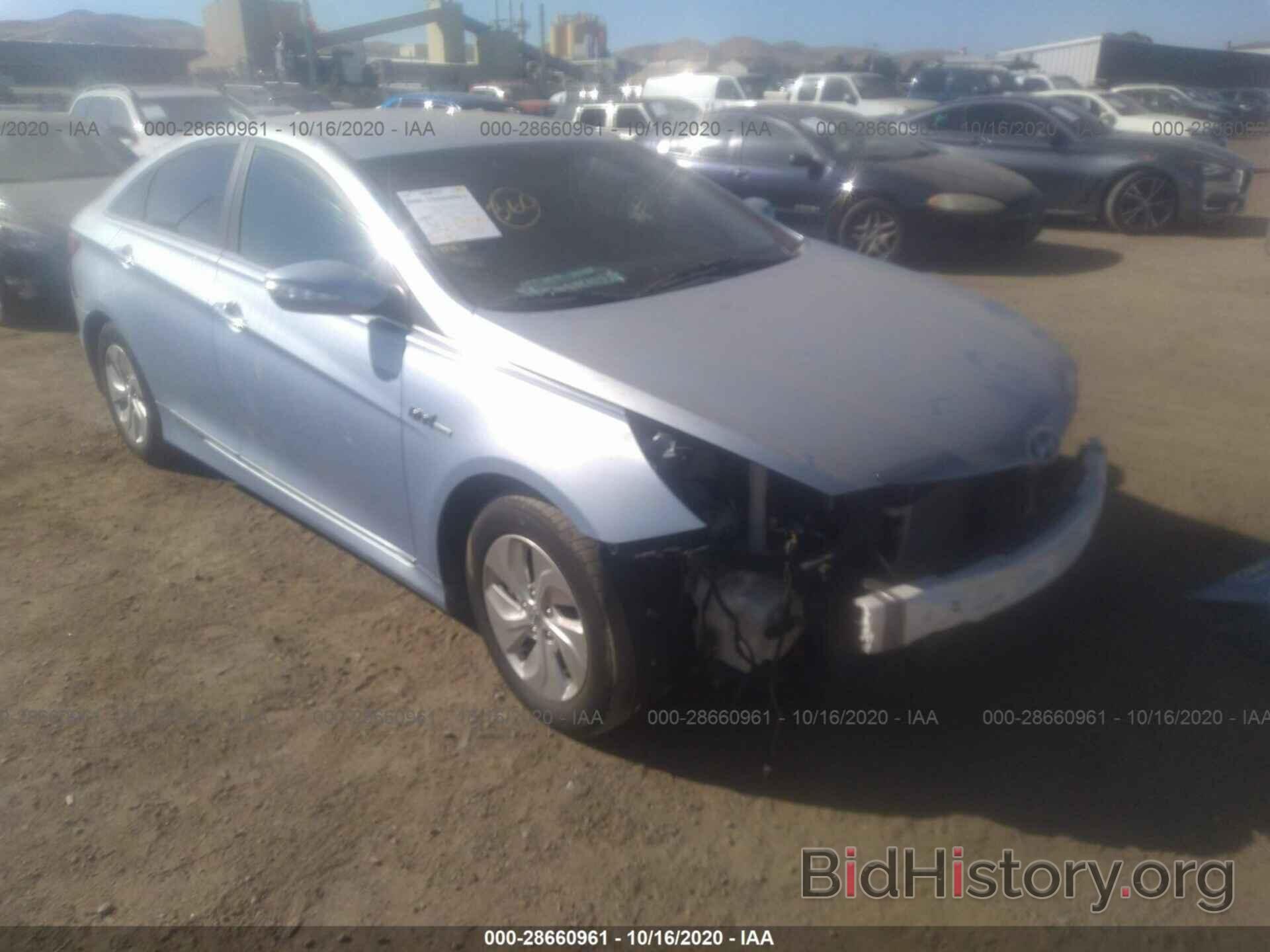 Photo KMHEC4A40DA088162 - HYUNDAI SONATA HYBRID 2013