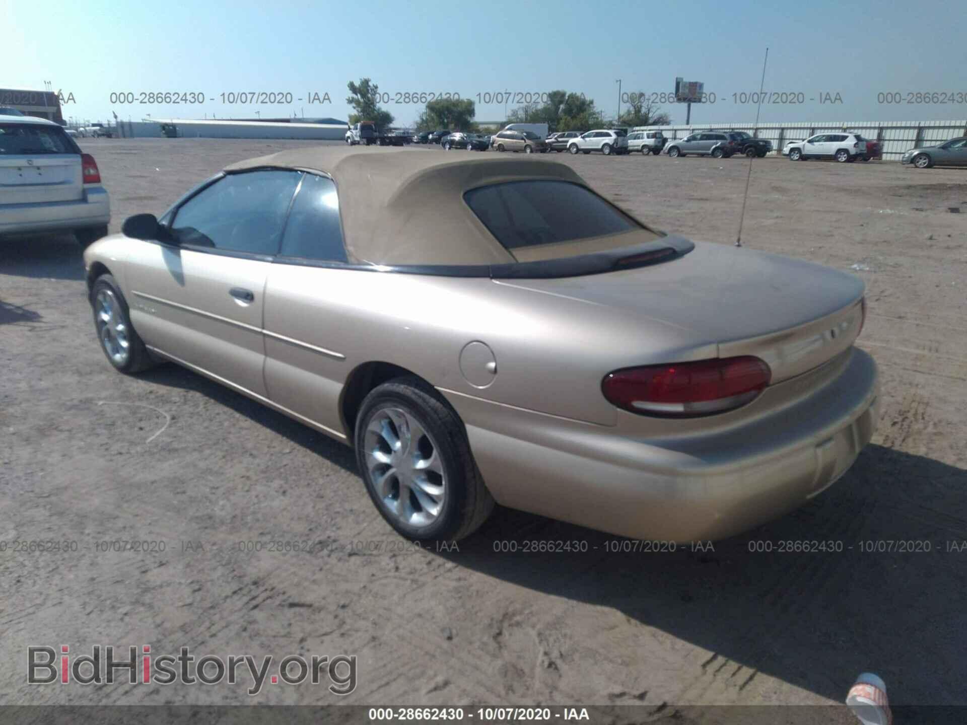 1999 CHRYSLER SEBRING - VIN: 3C3EL45H6XT205066 - Фото 3