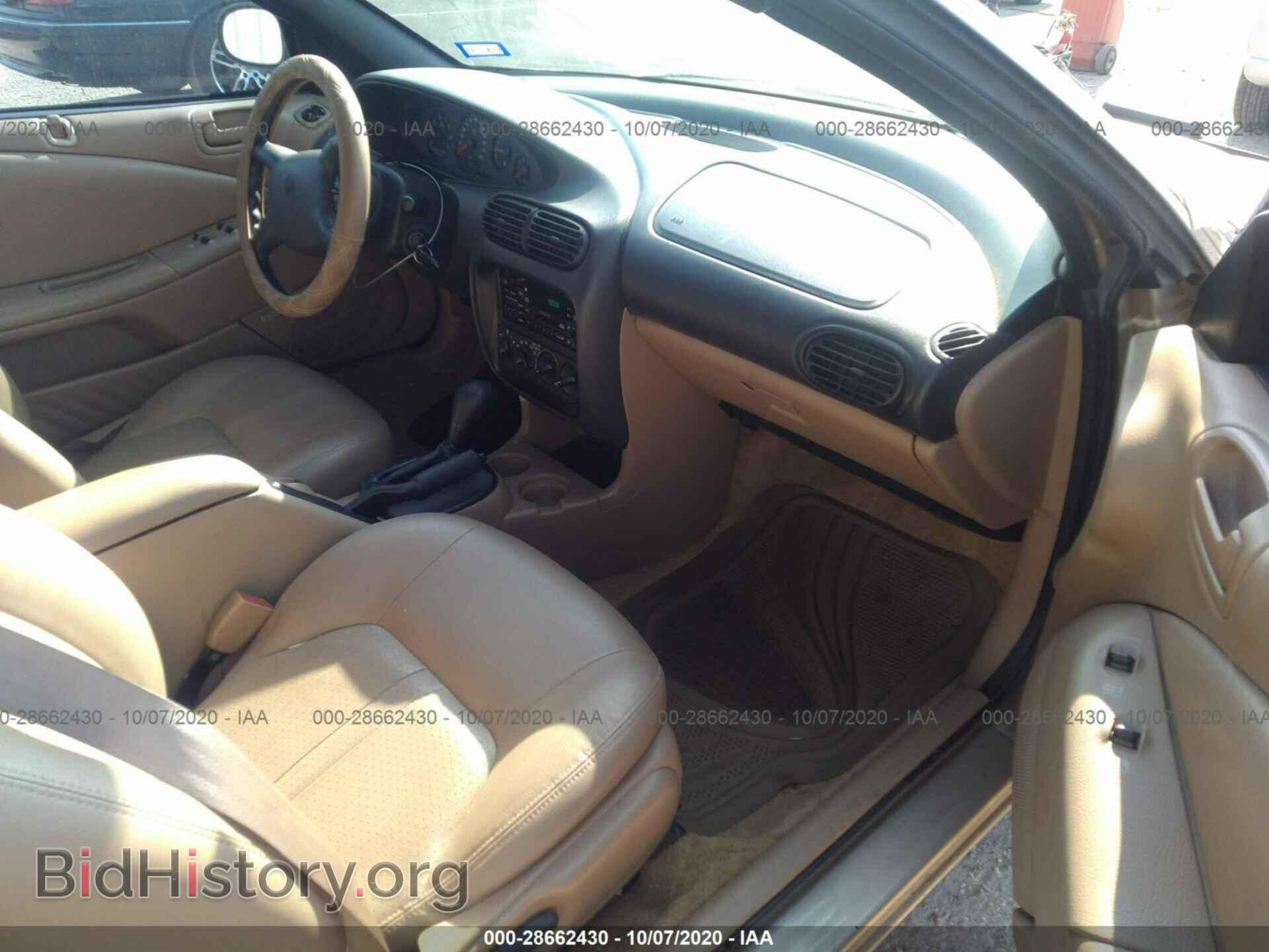 1999 CHRYSLER SEBRING - VIN: 3C3EL45H6XT205066 - Фото 5