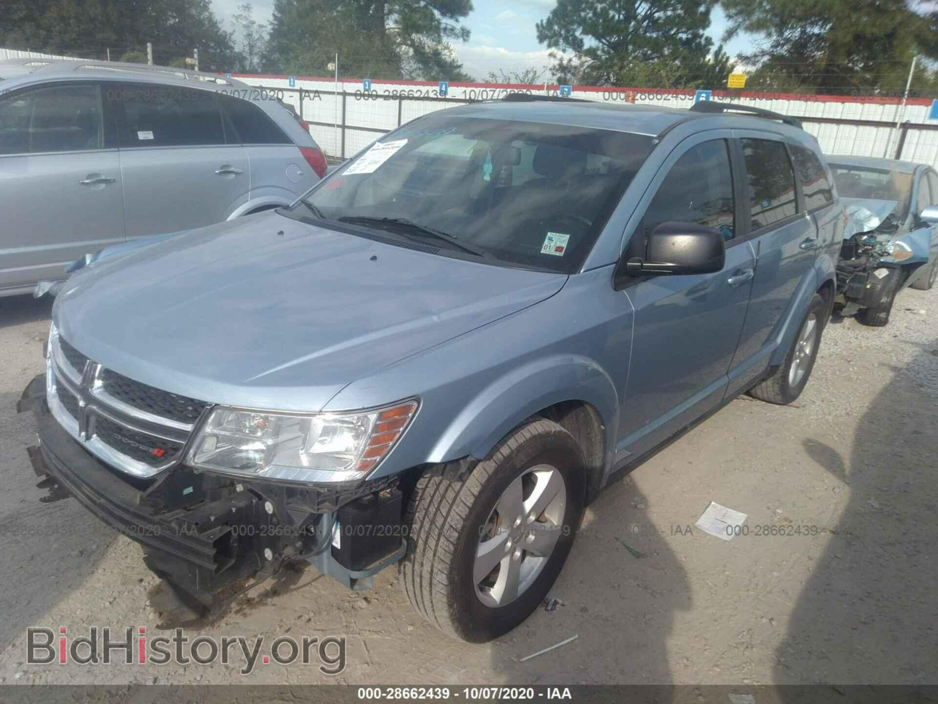 2013 DODGE JOURNEY - VIN: 3C4PDCAB0DT509552 - Фото 2