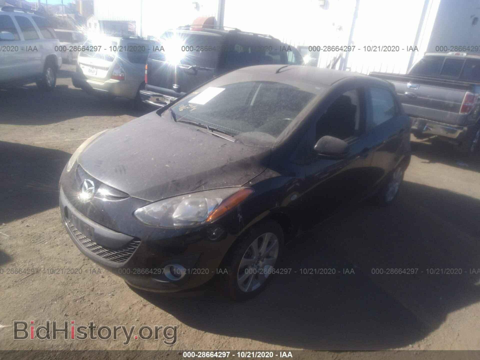 2013 MAZDA MAZDA2 - VIN: JM1DE1LY6D0158830 - Фото 2