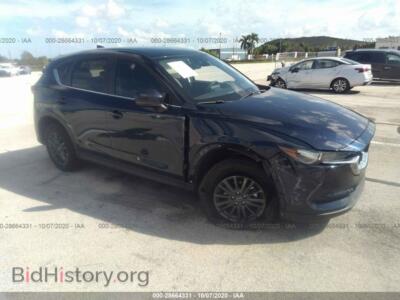 2020 Mazda CX-5 Touring, blue — VIN JM3KFACMXL0770696, IAAI