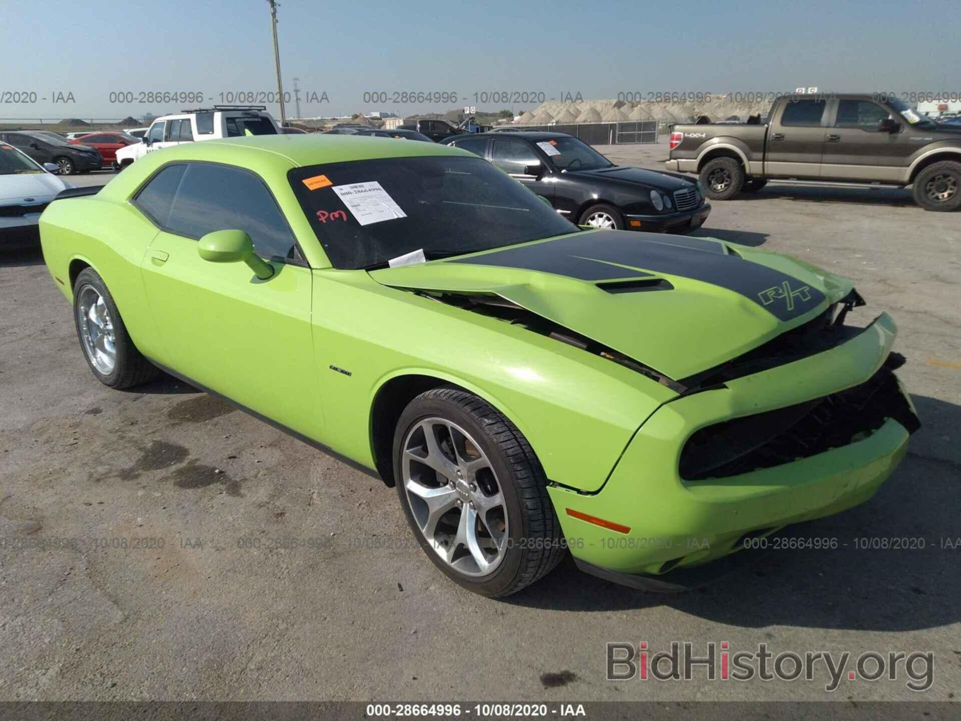 Photo 2C3CDZBT6FH788613 - DODGE CHALLENGER 2015