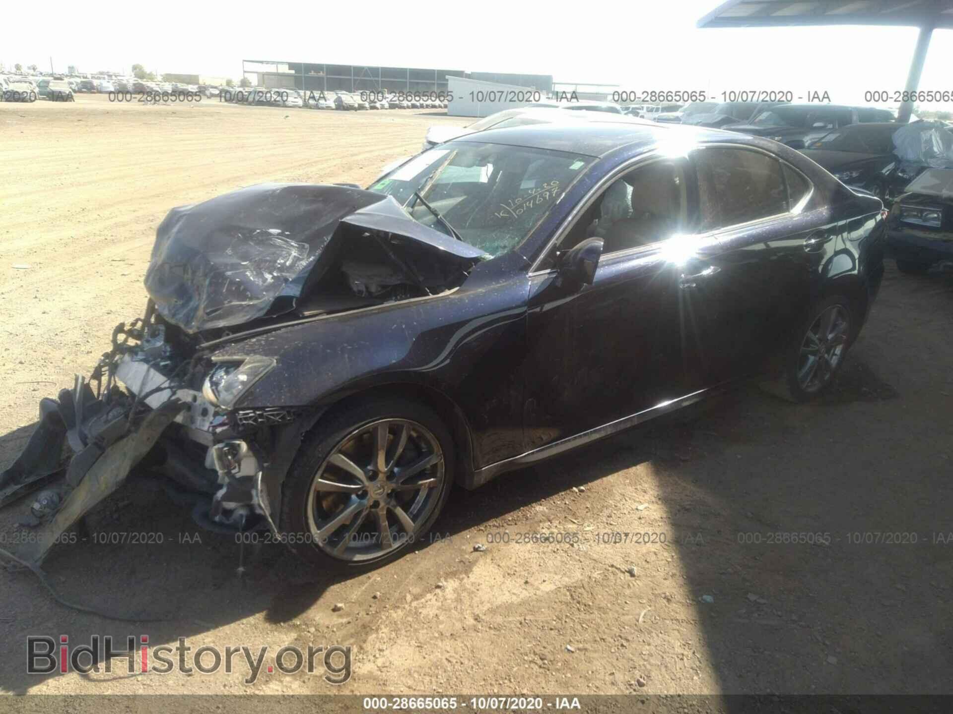 2008 LEXUS IS 350 - VIN: JTHBE262582014697 - Фото 2