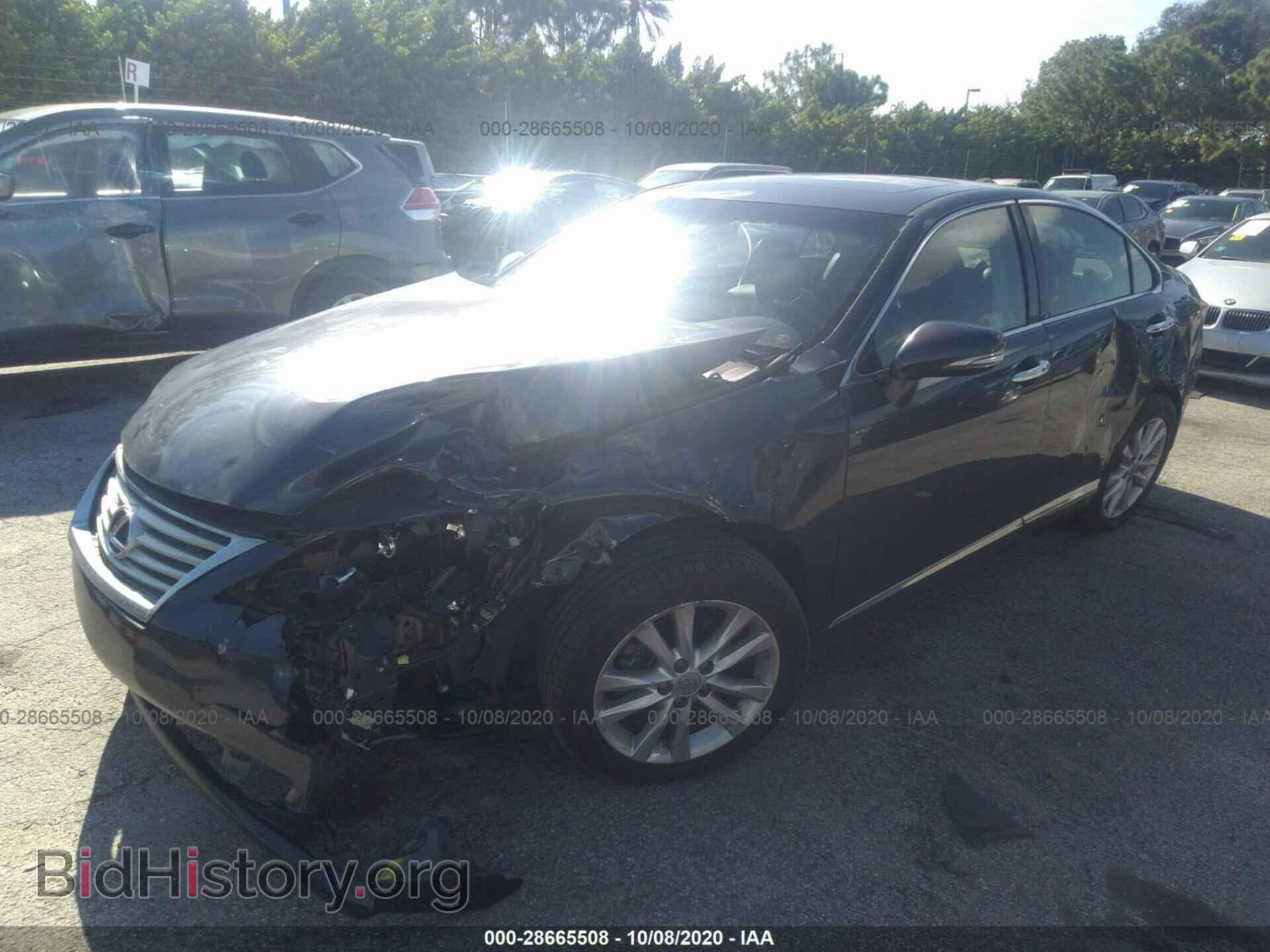 2011 LEXUS ES 350 - VIN: JTHBK1EG9B2453621 - Фото 2