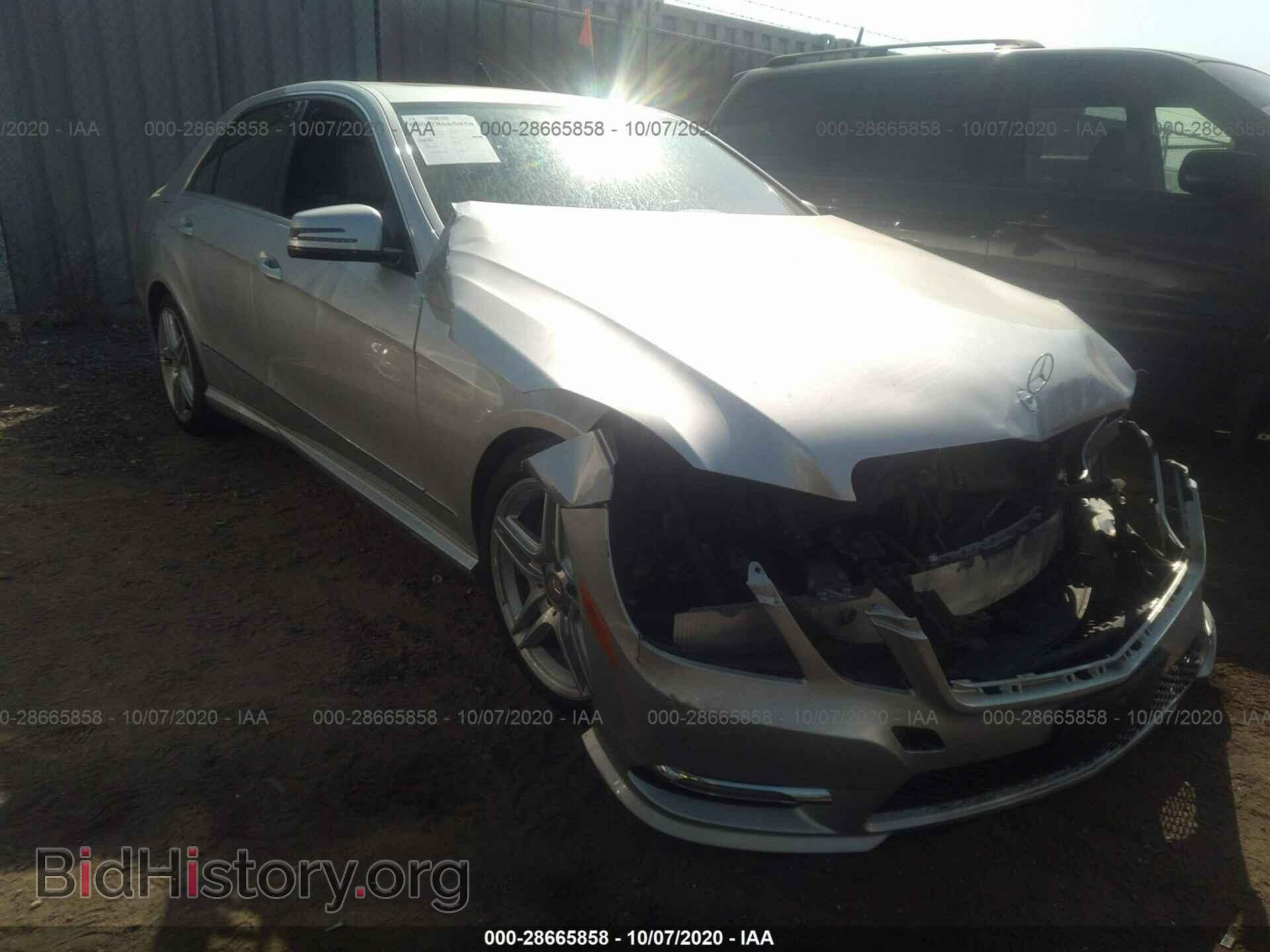 Фотография WDDHF5KB3DA739219 - MERCEDES-BENZ E-CLASS 2013