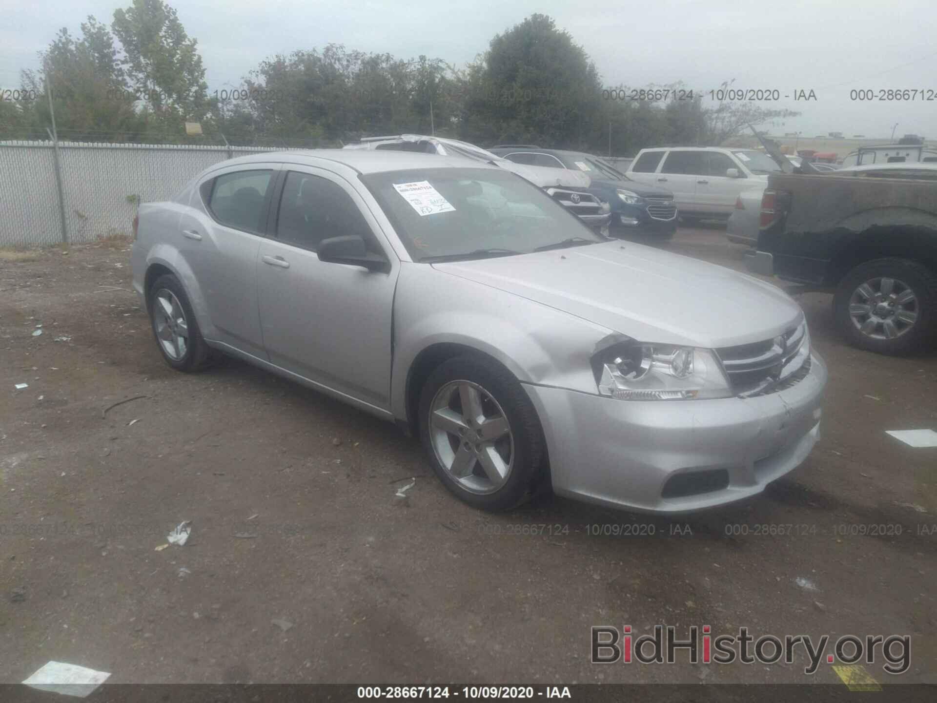 Photo 1C3CDZAB9CN157706 - DODGE AVENGER 2012