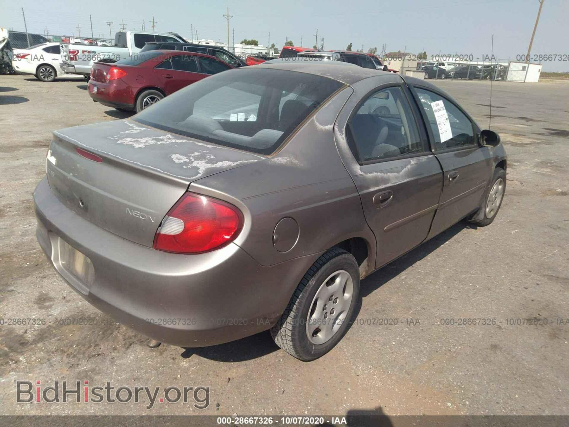 2000 DODGE NEON - VIN: 1B3ES46CXYD704172 - Фото 4