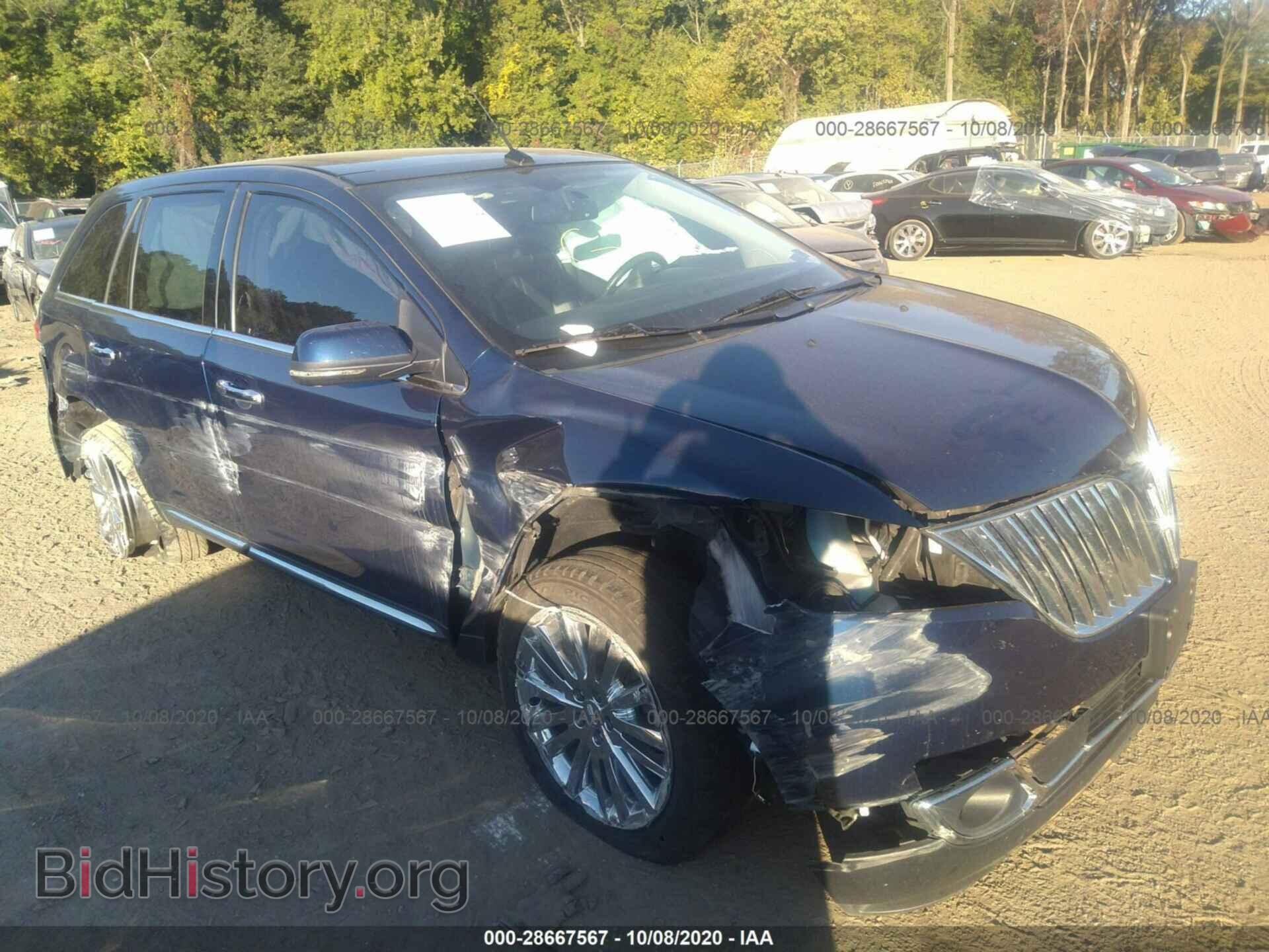 Фотография 2LMDJ8JK0CBL13713 - LINCOLN MKX 2012