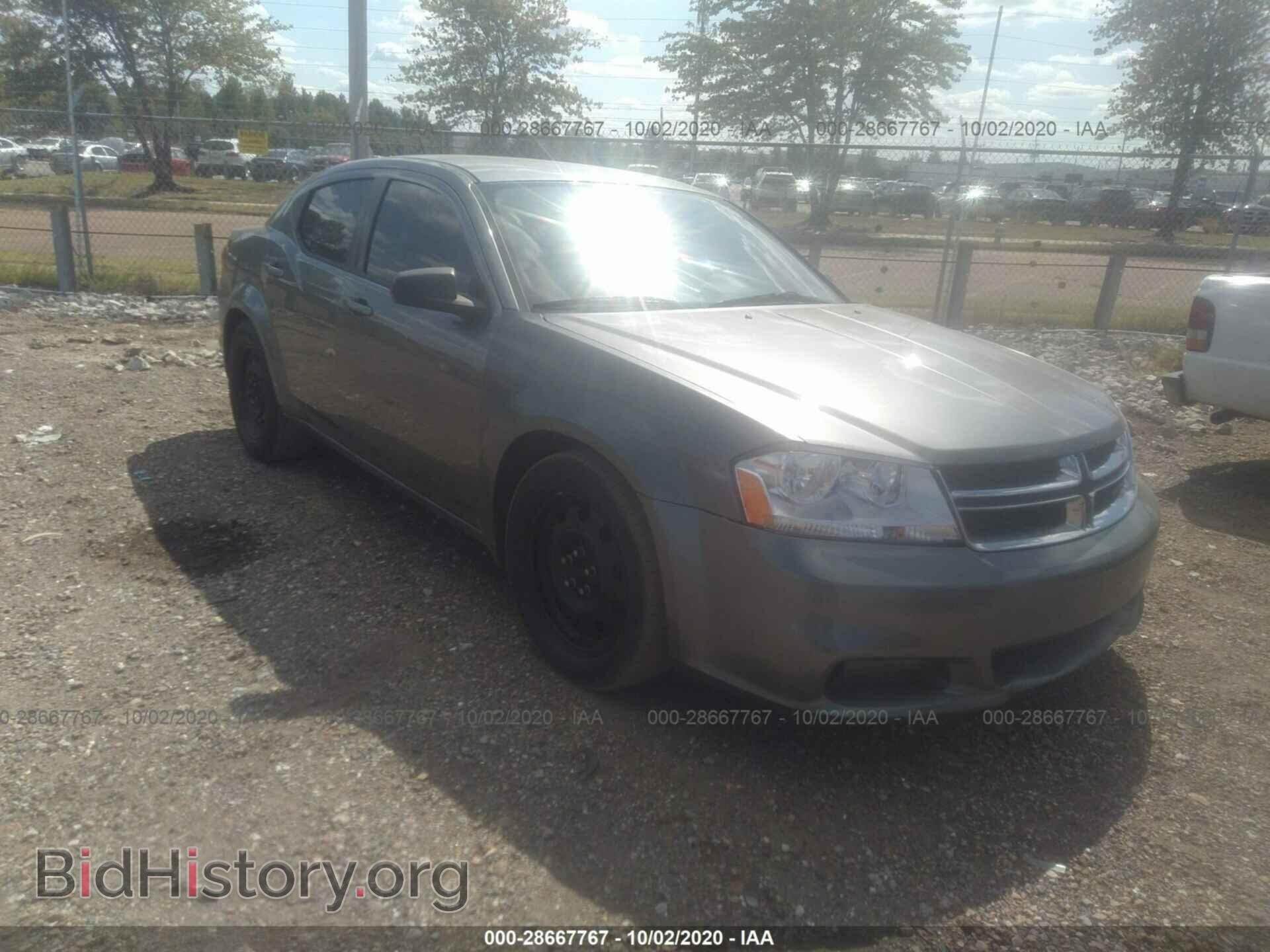 Фотография 1C3CDZAB1DN528911 - DODGE AVENGER 2013