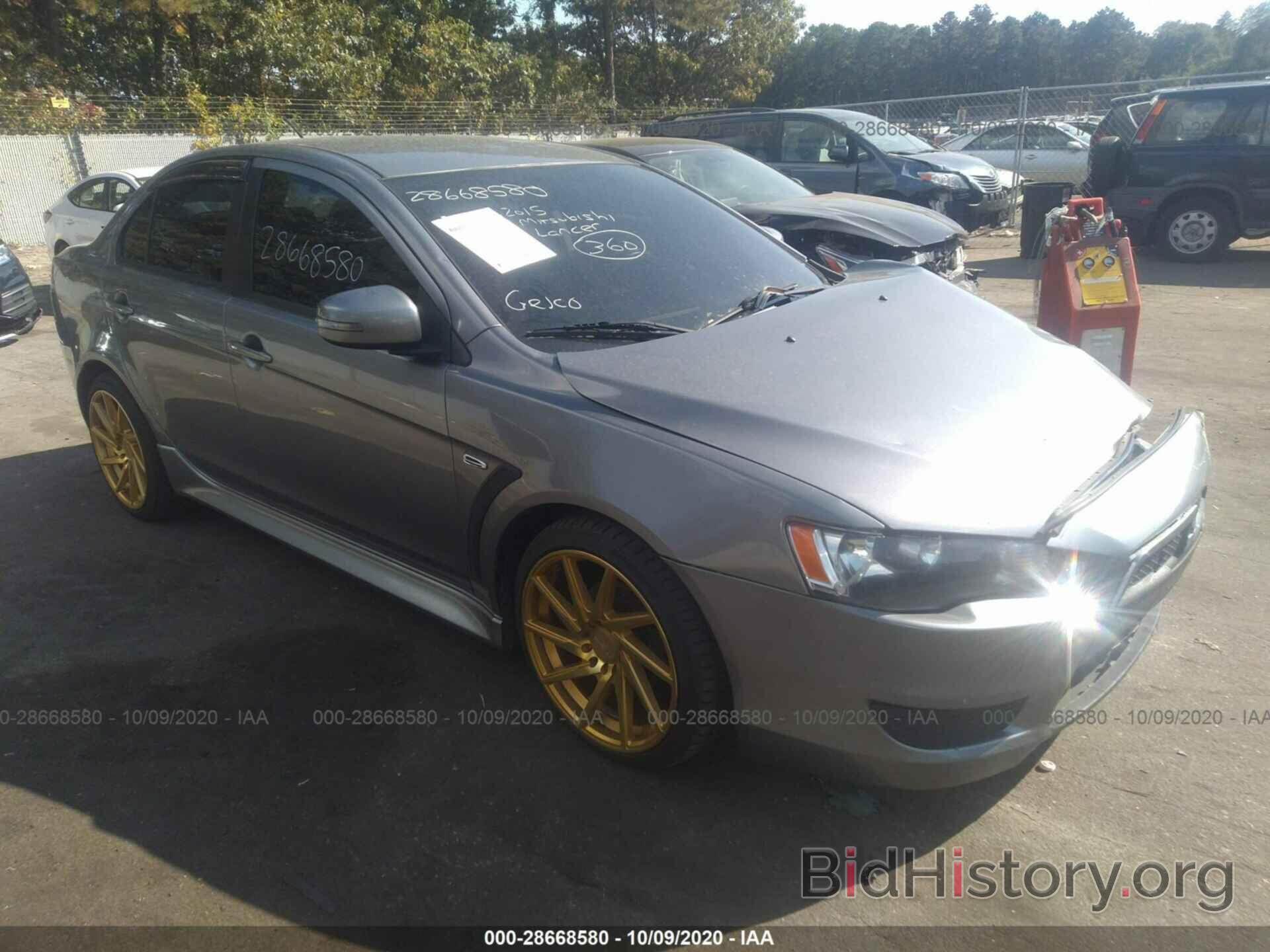 Photo JA32U2FU6FU016125 - MITSUBISHI LANCER 2015