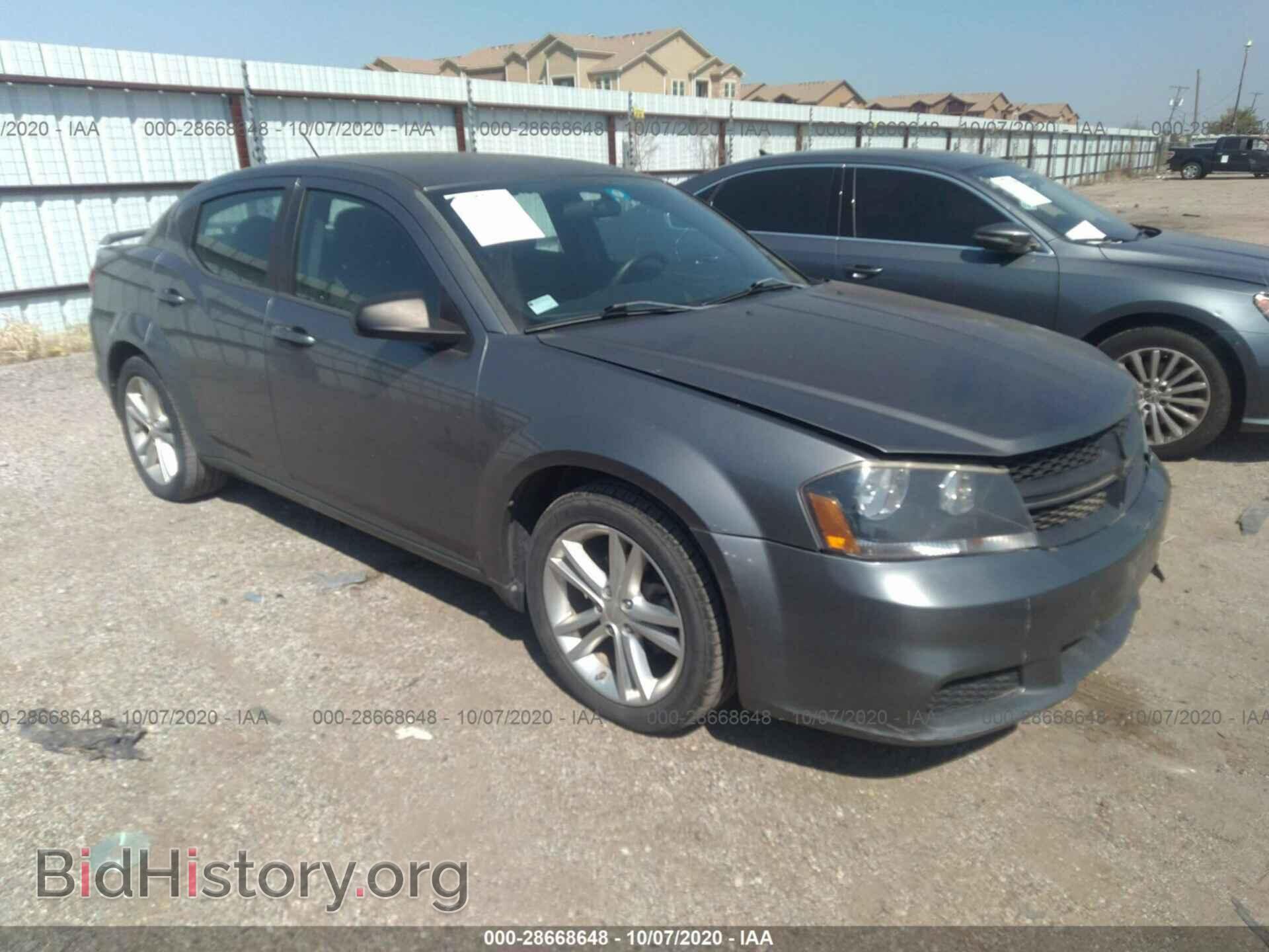 Фотография 1C3CDZAG4DN753061 - DODGE AVENGER 2013