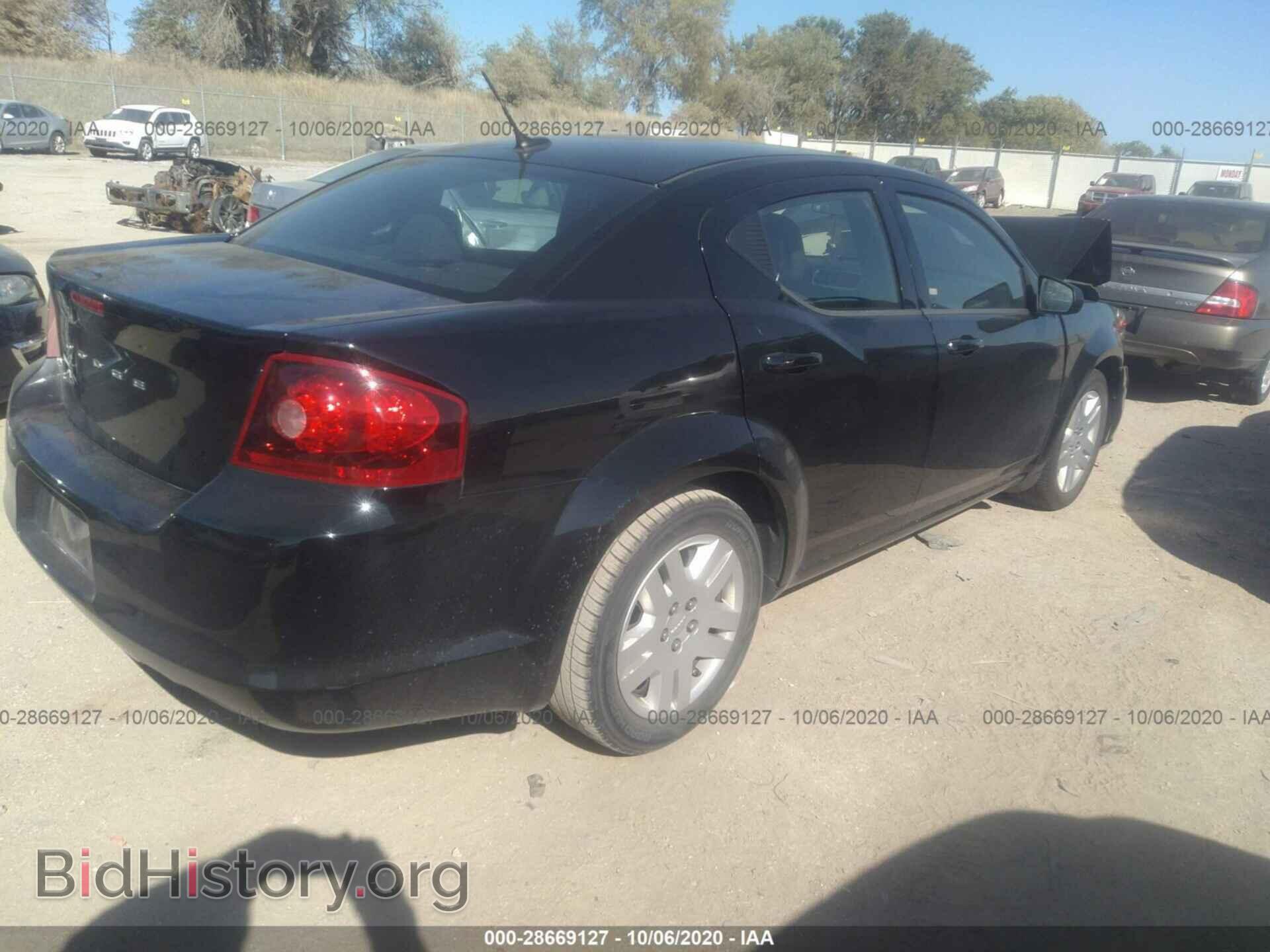 2013 DODGE AVENGER - VIN: 1C3CDZABXDN653552 - Фото 4