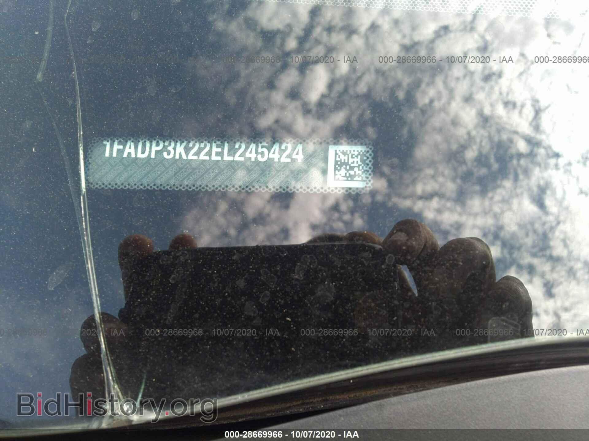 2014 FORD FOCUS - VIN: 1FADP3K22EL245424 - Фото 9