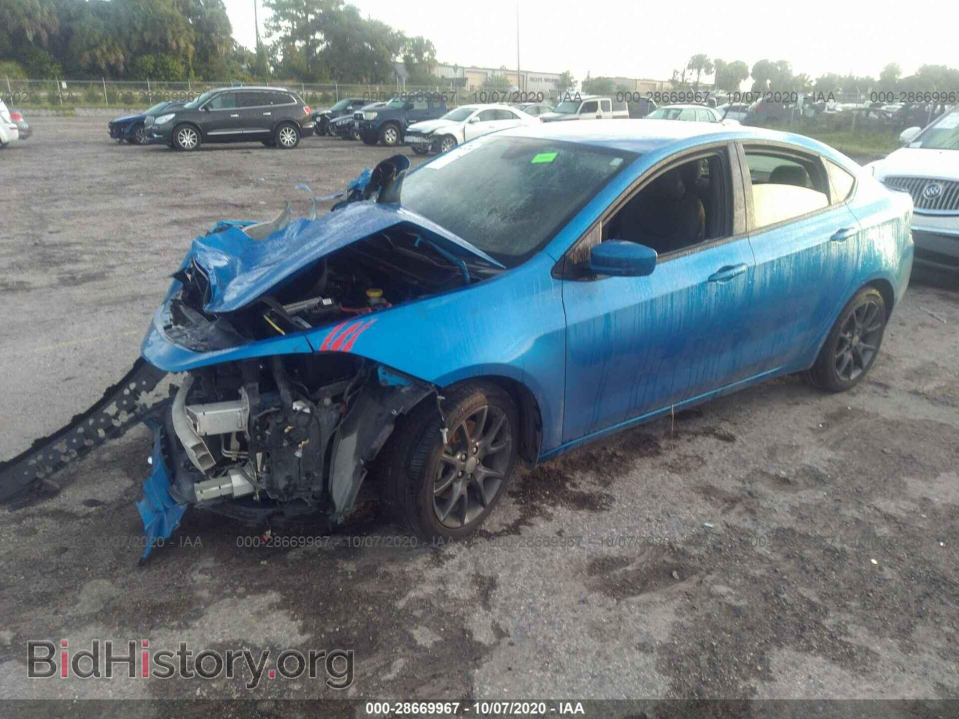 2016 DODGE DART - VIN: 1C3CDFBB2GD504835 - Фото 2