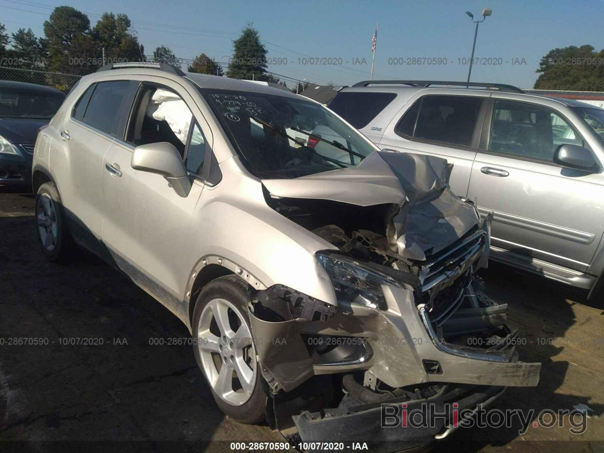 Photo 3GNCJMSBXGL260782 - CHEVROLET TRAX 2016