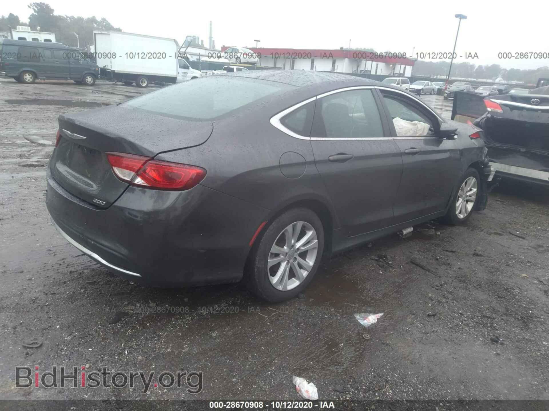 2015 CHRYSLER 200 - VIN: 1C3CCCAB6FN691427 - Фото 4
