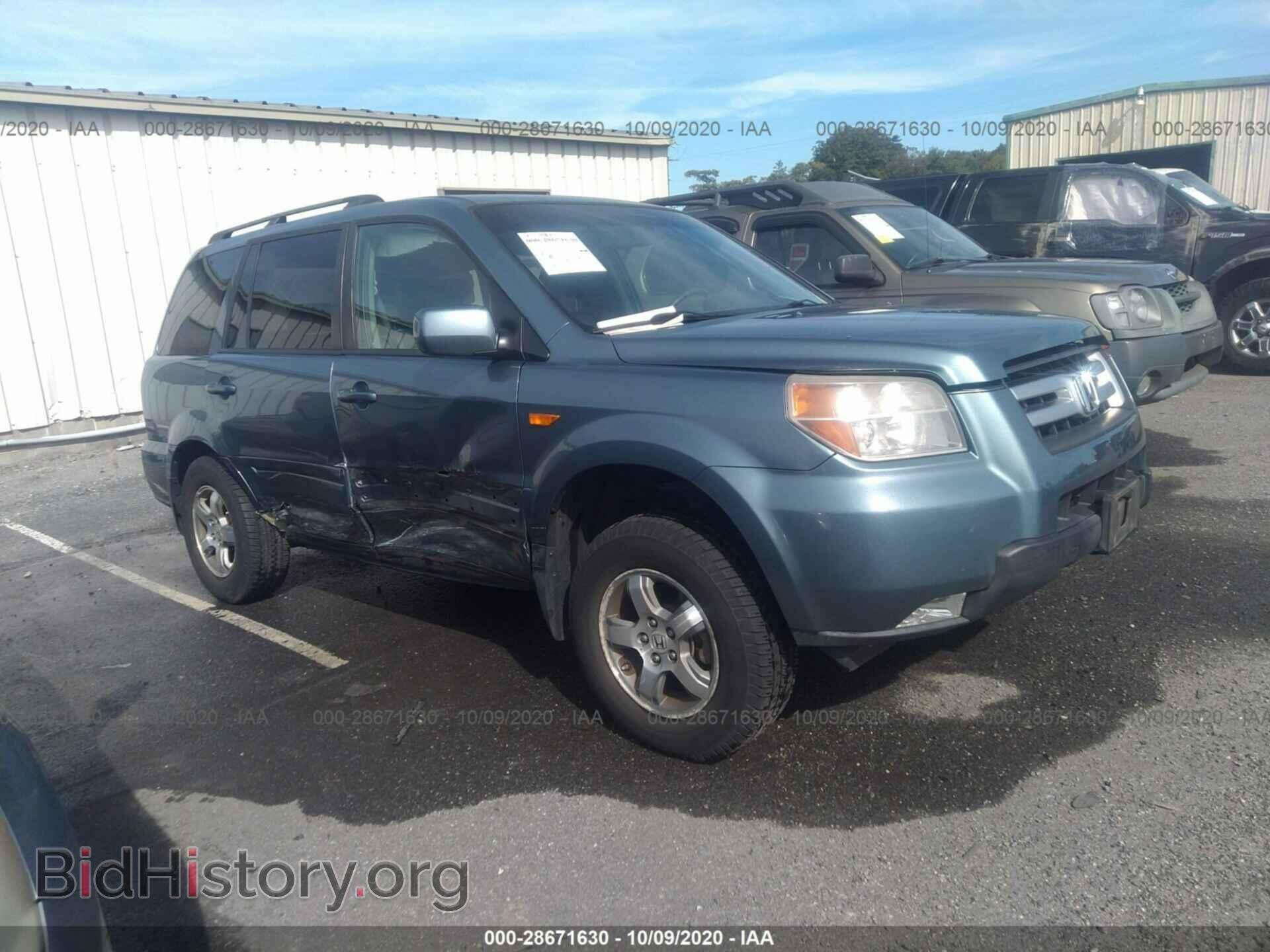 Photo 5FNYF18597B019651 - HONDA PILOT 2007