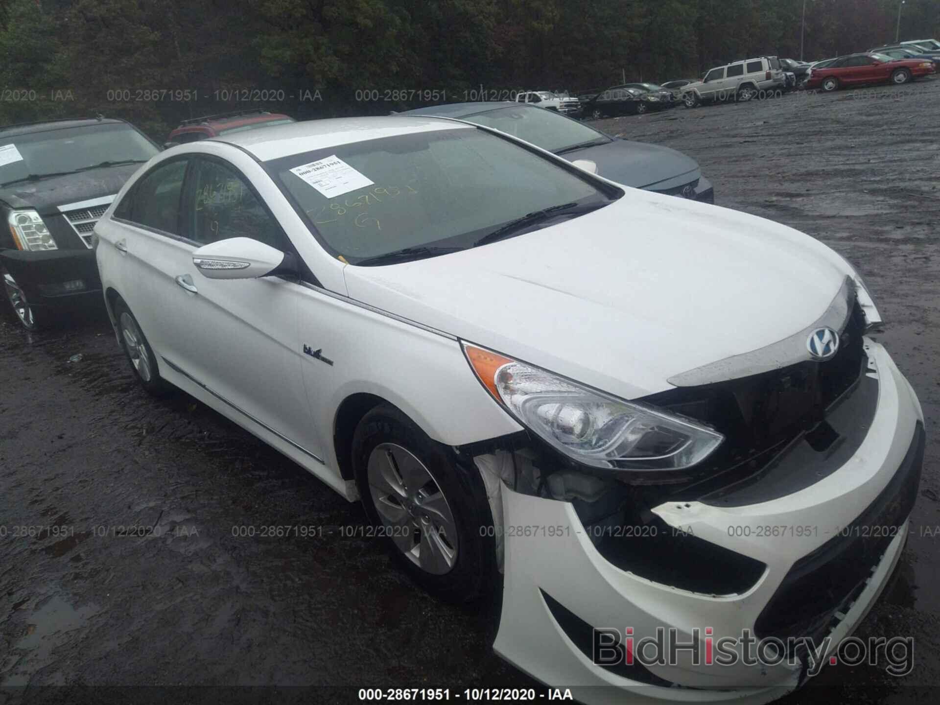 Photo KMHEC4A44FA119609 - HYUNDAI SONATA HYBRID 2015