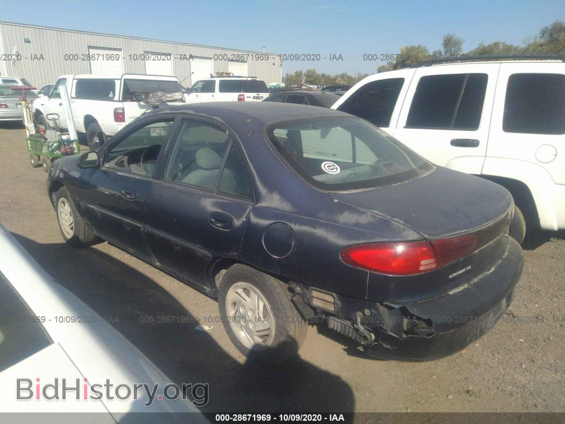 2000 FORD ESCORT - VIN: 3FAFP13P2YR181463 - Photo 3