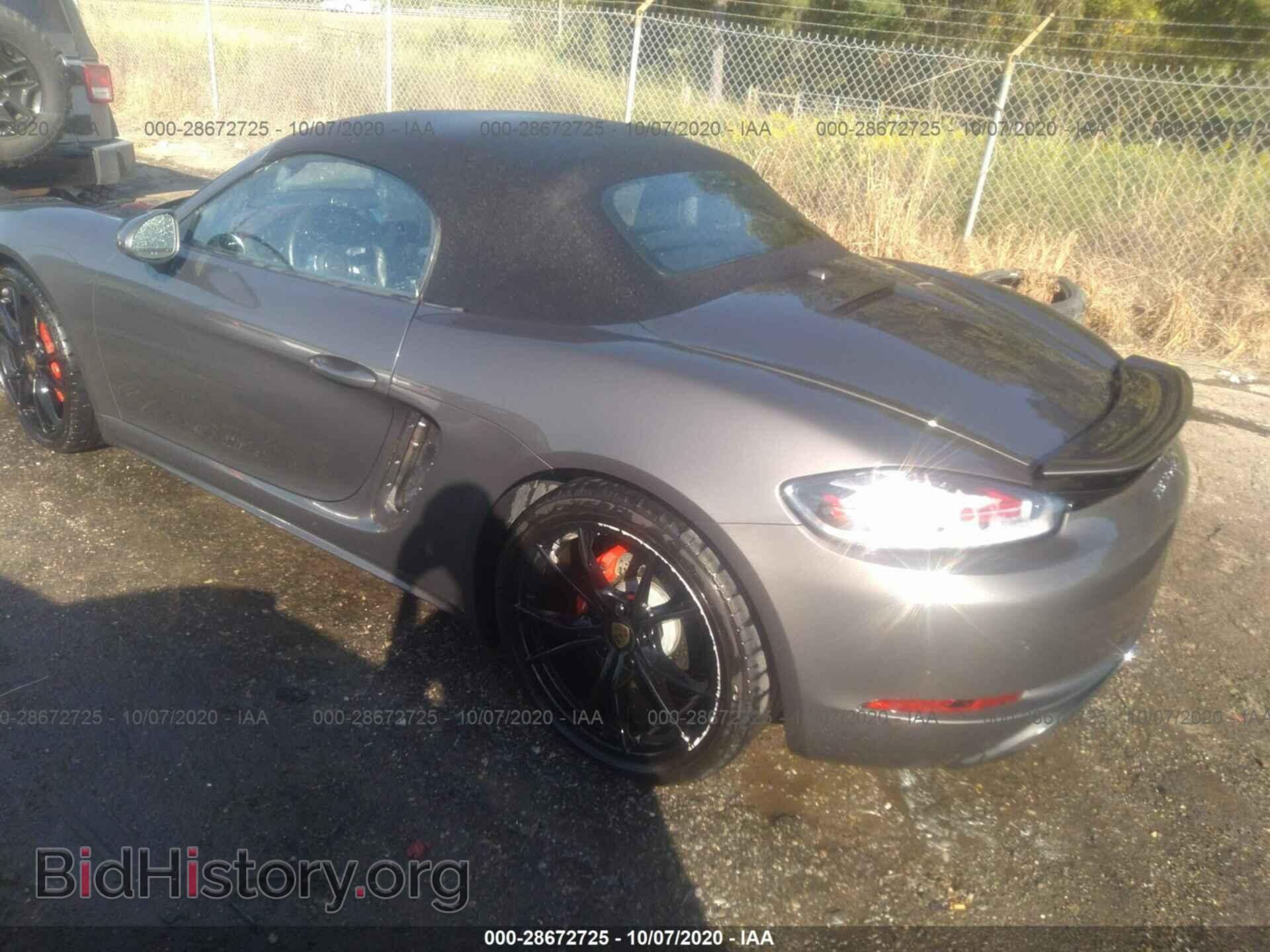 2017 PORSCHE 718 BOXSTER - VIN: WP0CB2A8XHS241359 - Фото 3