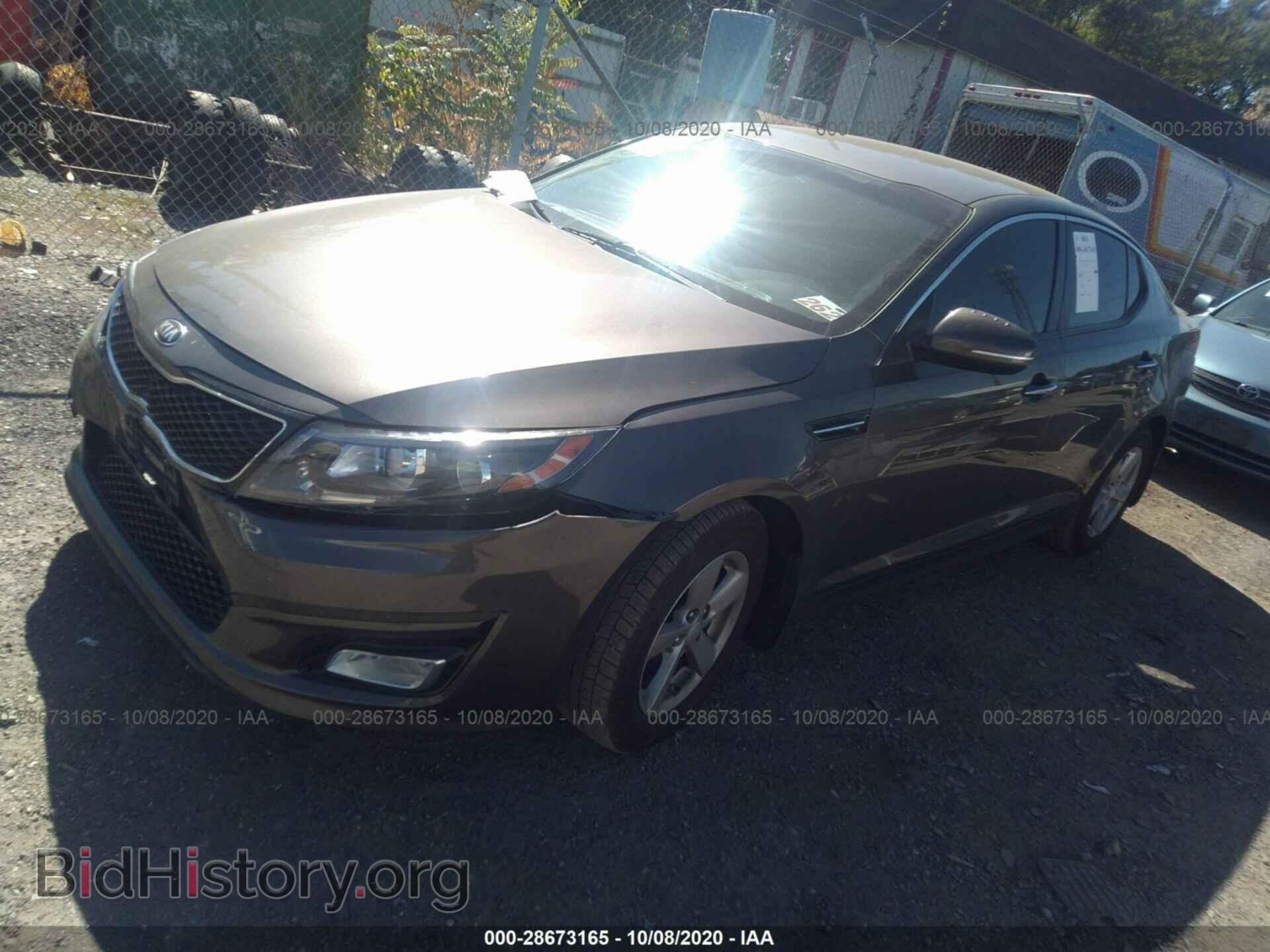 2015 KIA OPTIMA - VIN: 5XXGM4A73FG406285 - Фото 2
