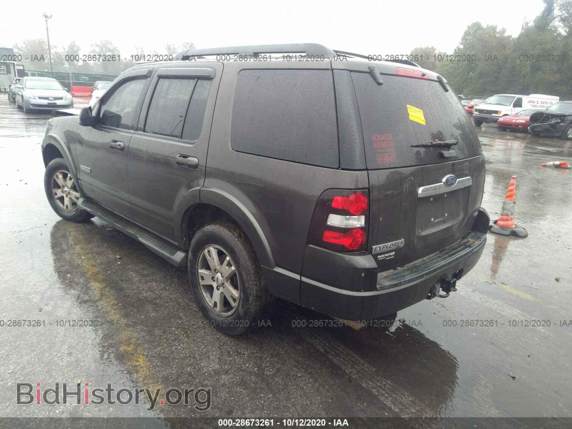2007 FORD EXPLORER - VIN: 1FMEU73E77UB22282 - Фото 3