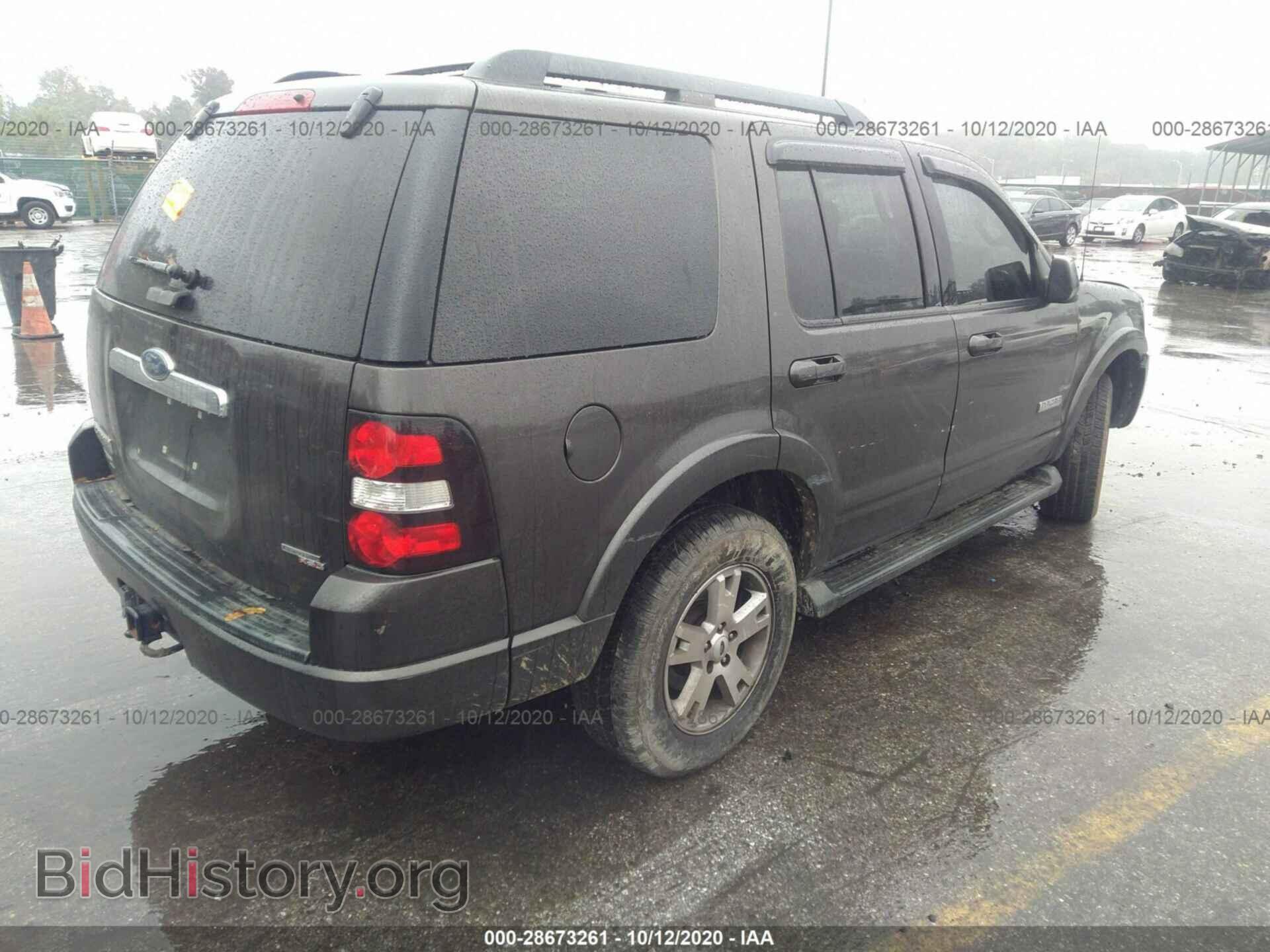 2007 FORD EXPLORER - VIN: 1FMEU73E77UB22282 - Фото 4