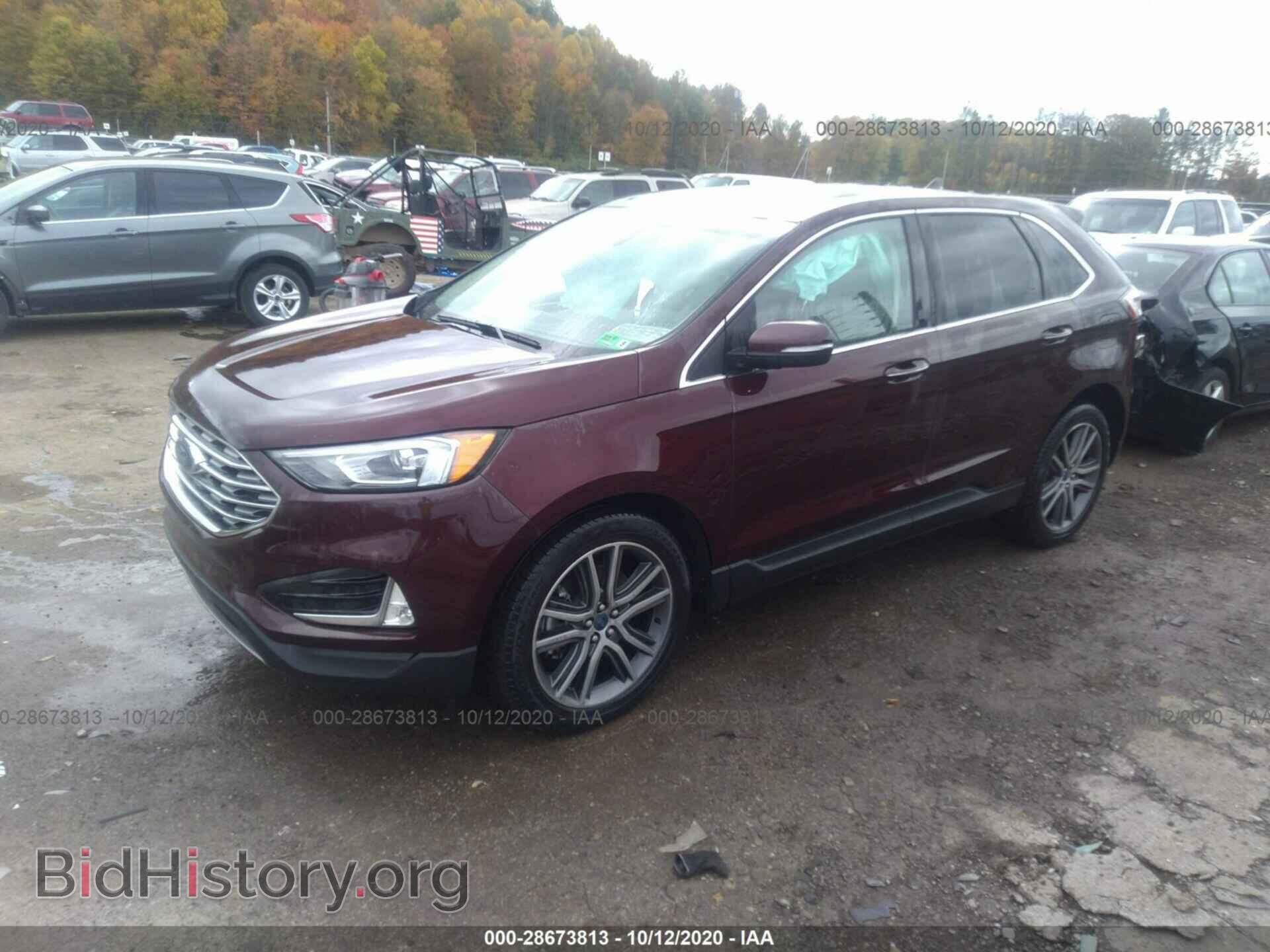 2019 FORD EDGE - VIN: 2FMPK4K94KBB08792 - Фото 2