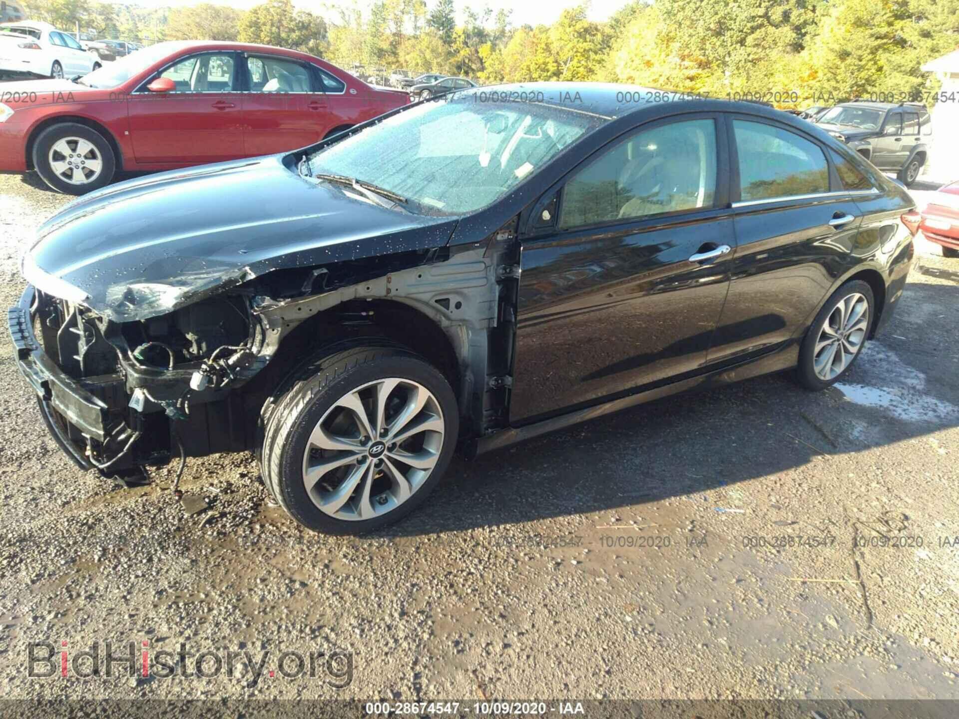 2014 HYUNDAI SONATA - VIN: 5NPEC4AC8EH823721 - Photo 2