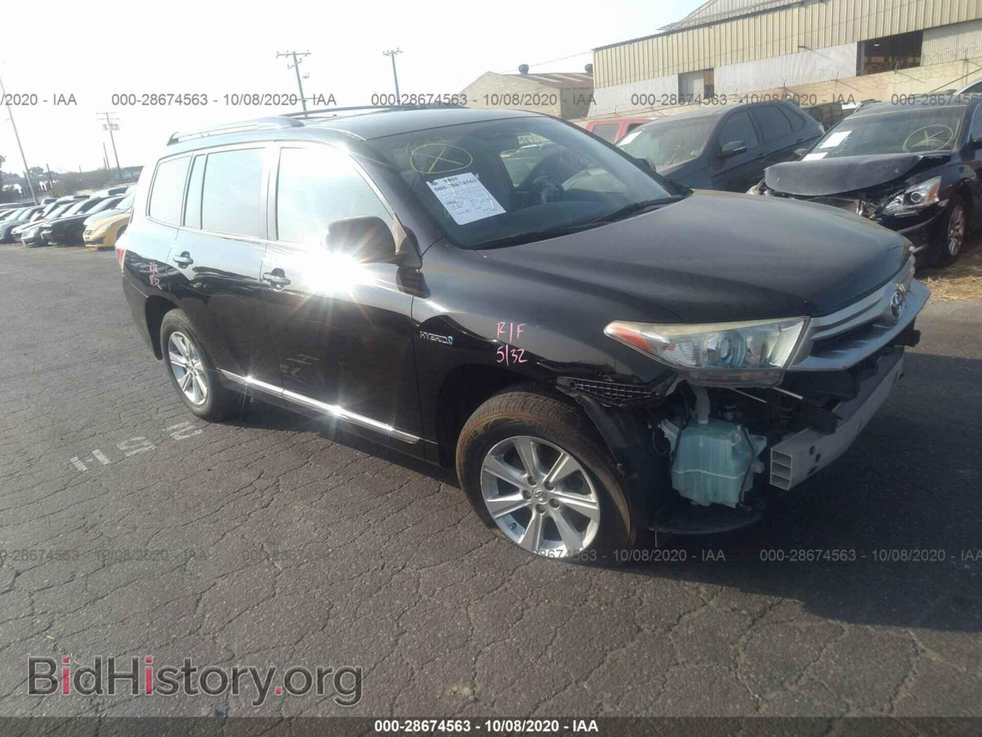 Photo JTEBC3EH5D2011209 - TOYOTA HIGHLANDER HYBRID 2013