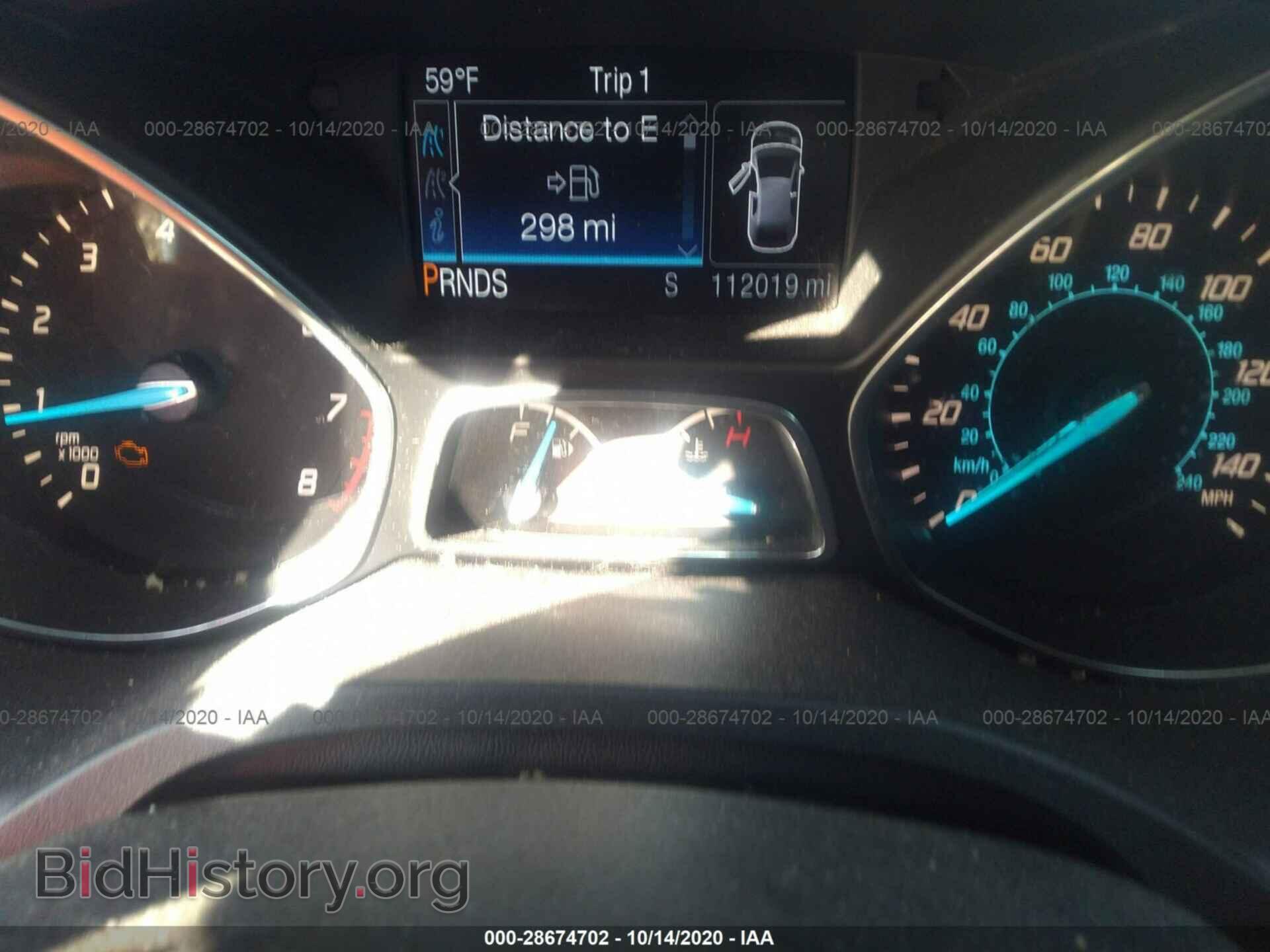 2014 FORD ESCAPE - VIN: 1FMCU9G96EUD26228 - Фото 7