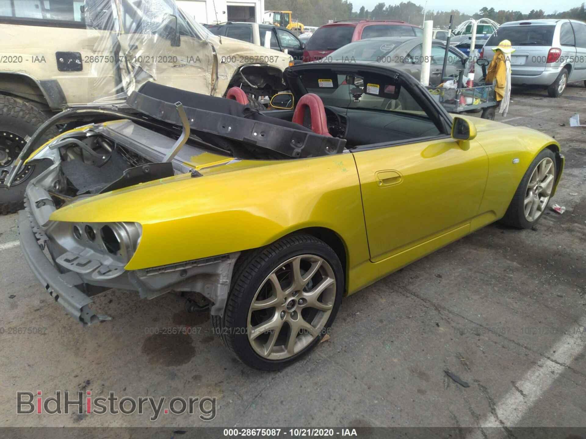 2005 HONDA S2000 - VIN: JHMAP214X5S007609 - Фото 4