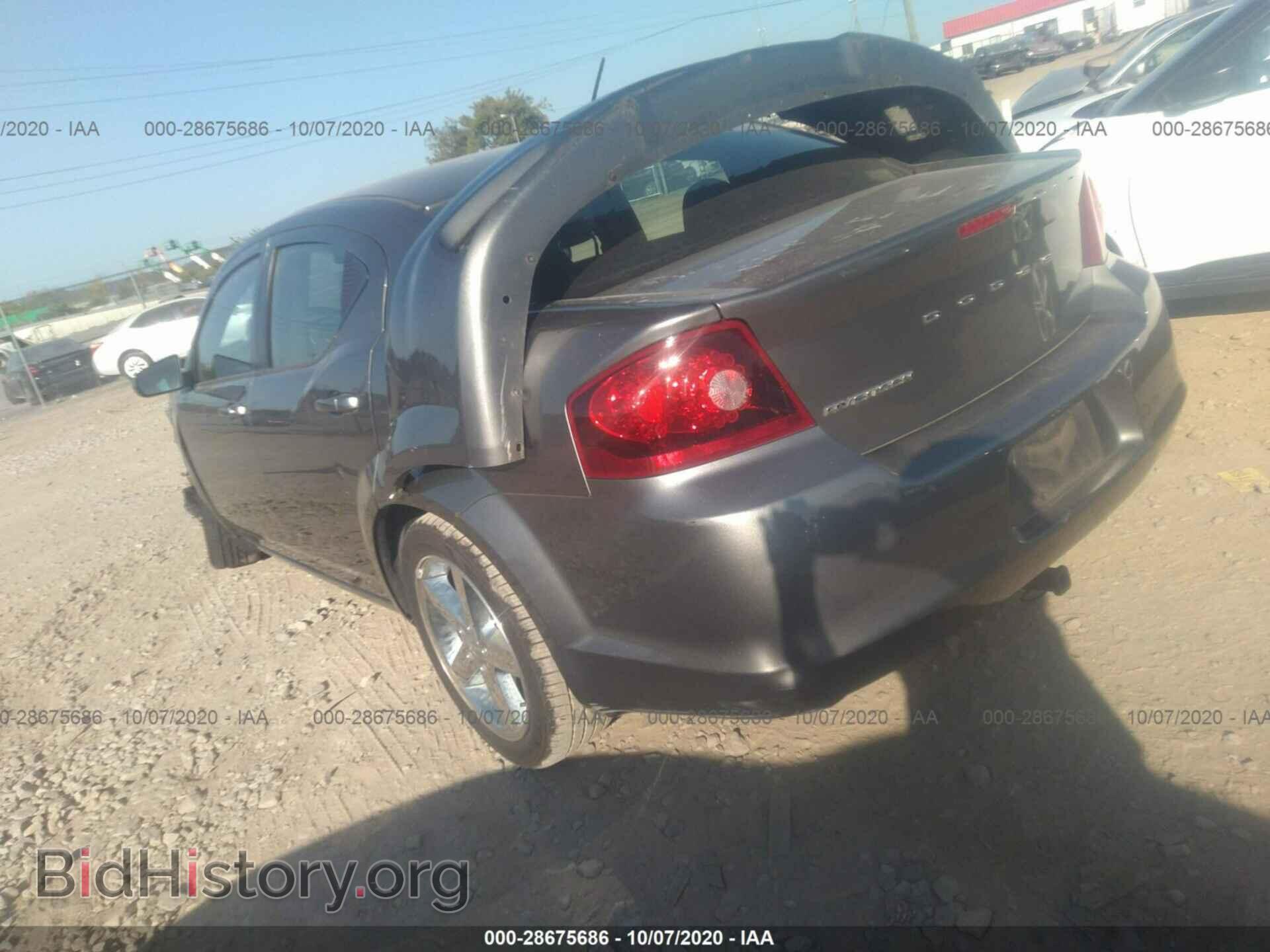 2013 DODGE AVENGER - VIN: 1C3CDZAB0DN616686 - Фото 3