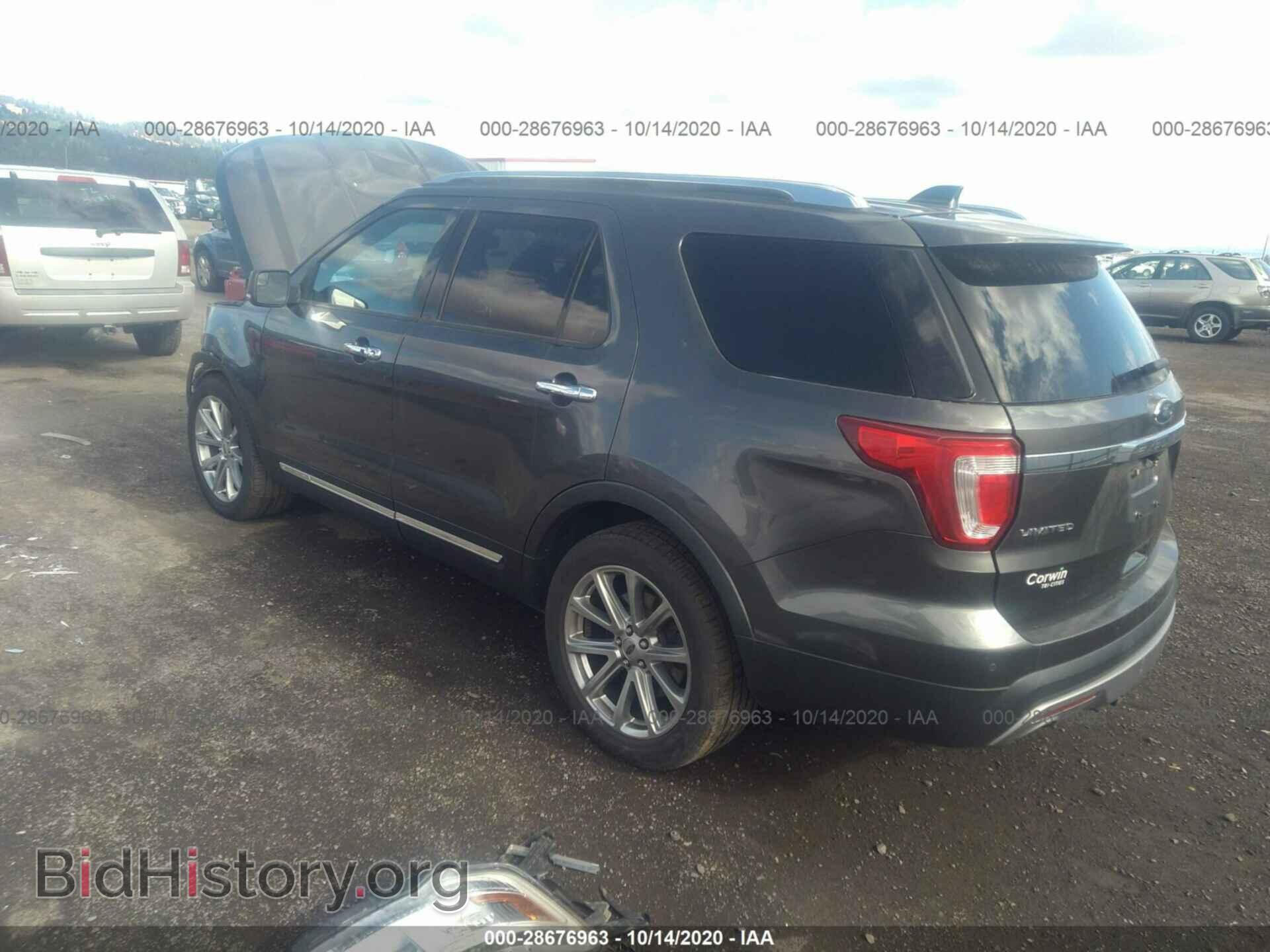 2016 FORD EXPLORER - VIN: 1FM5K8F86GGA47607 - Фото 3