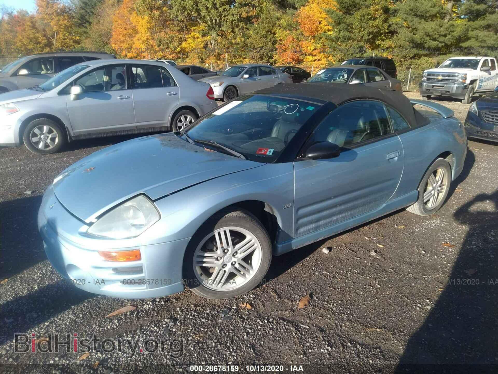2004 MITSUBISHI ECLIPSE - VIN: 4A3AE55H74E058629 - Фото 2
