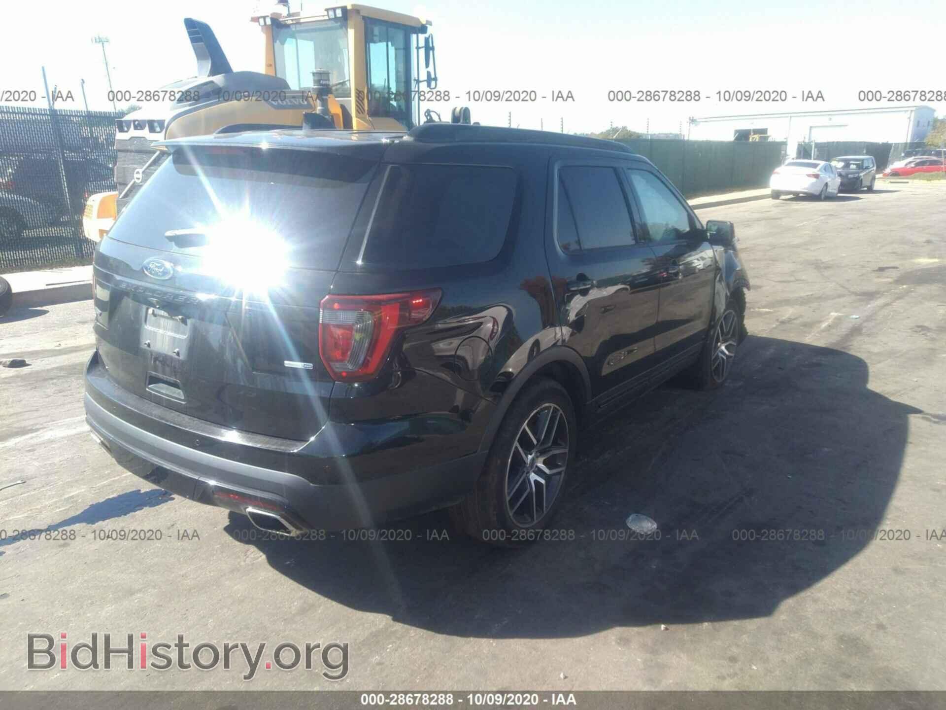 2016 FORD EXPLORER - VIN: 1FM5K8GT5GGD20149 - Фото 4