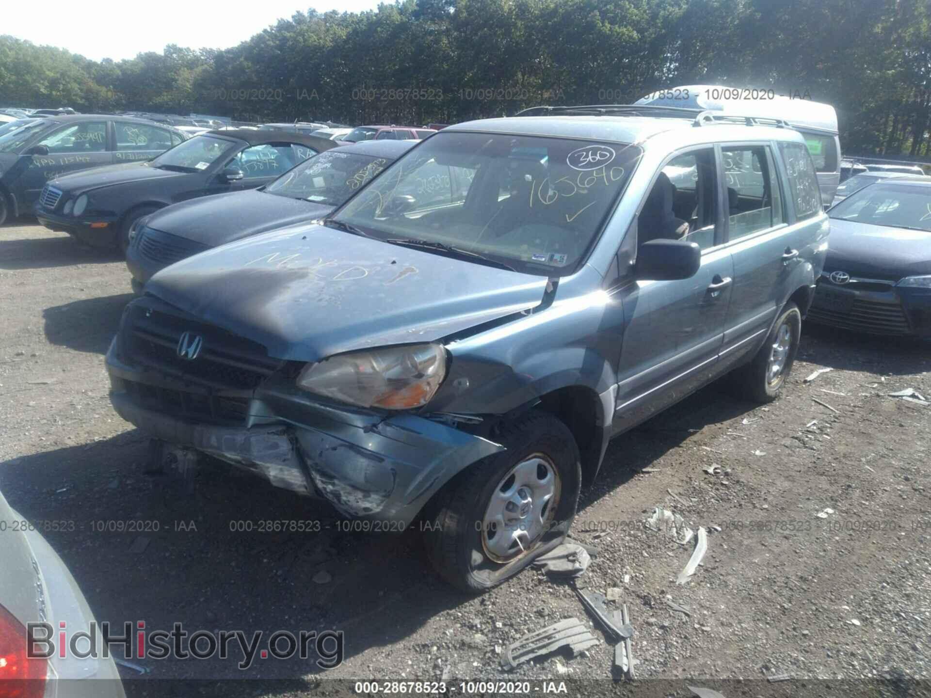2005 HONDA PILOT - VIN: 2HKYF18125H557586 - Фото 2