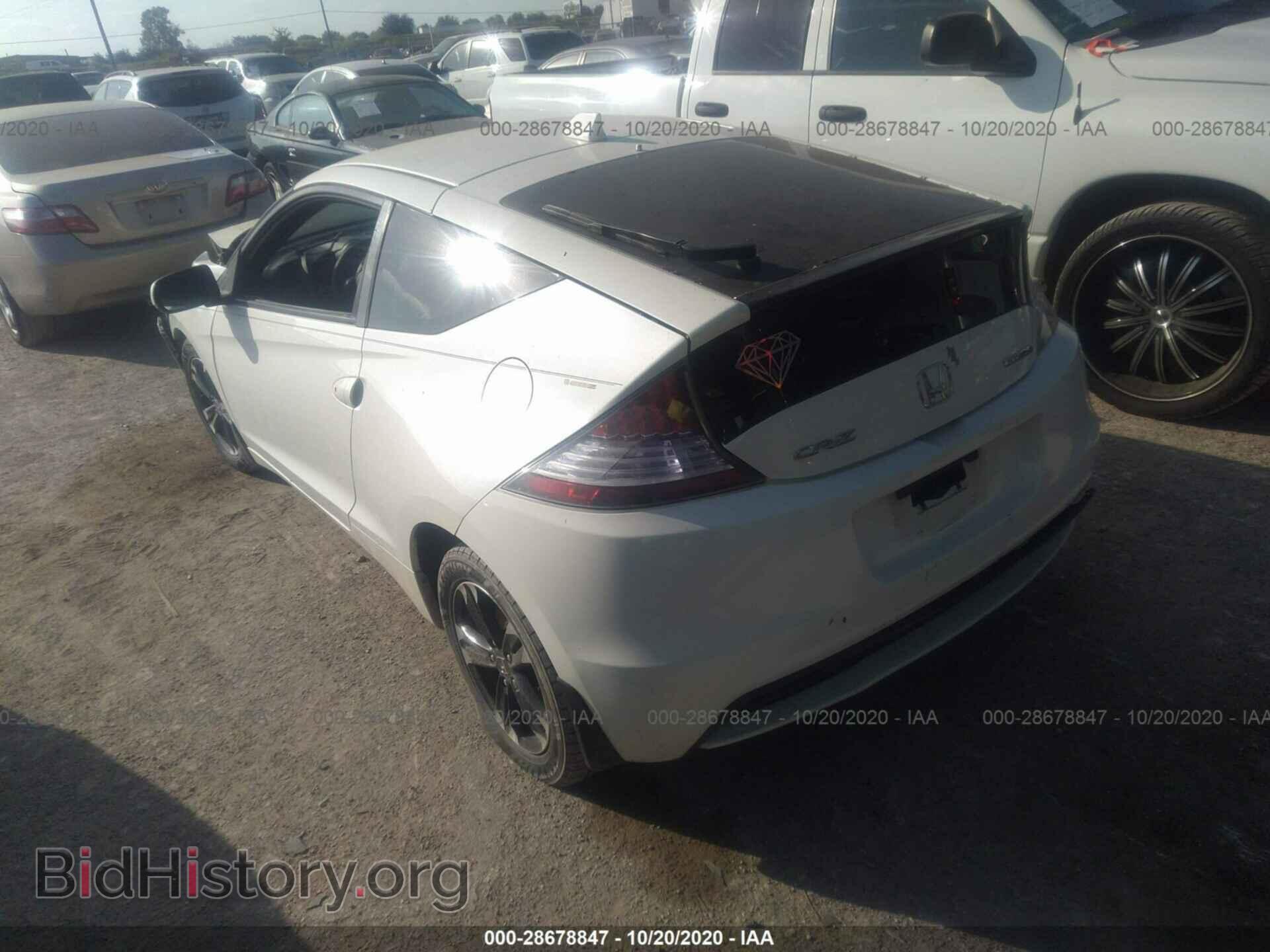 2014 HONDA CR-Z - VIN: JHMZF1D48ES001187 - Фото 3