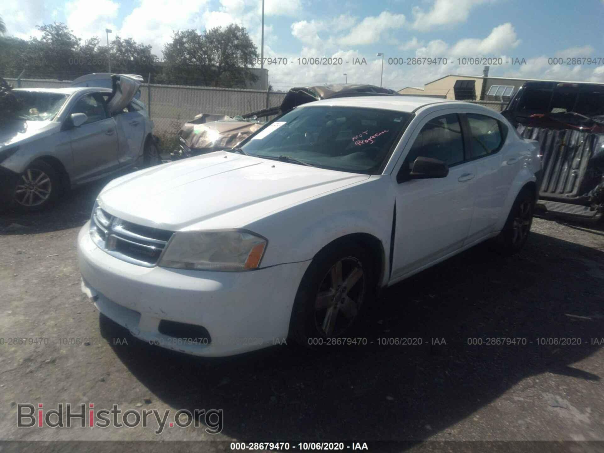 2013 DODGE AVENGER - VIN: 1C3CDZAB4DN644782 - Фото 2
