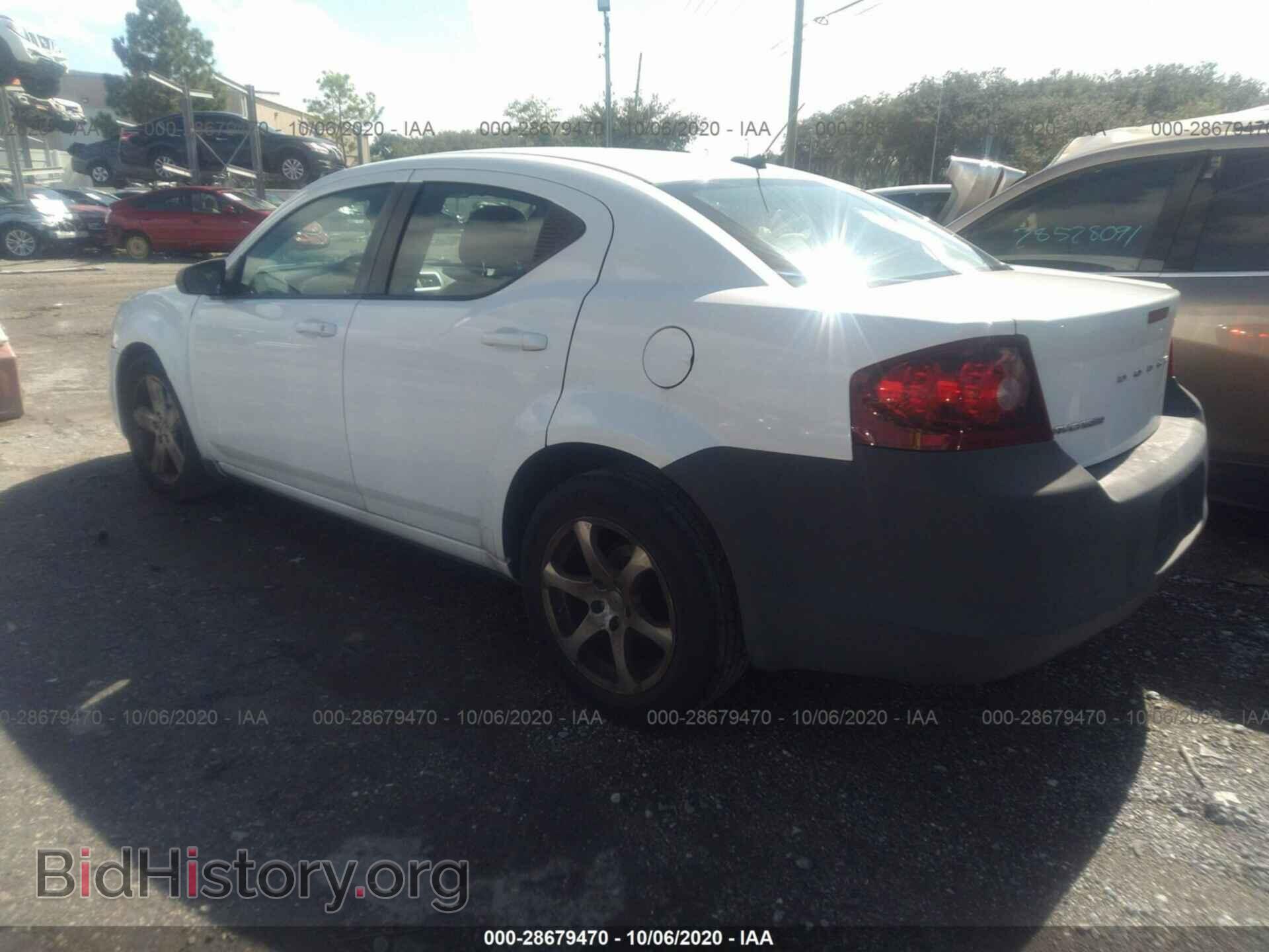 2013 DODGE AVENGER - VIN: 1C3CDZAB4DN644782 - Фото 3