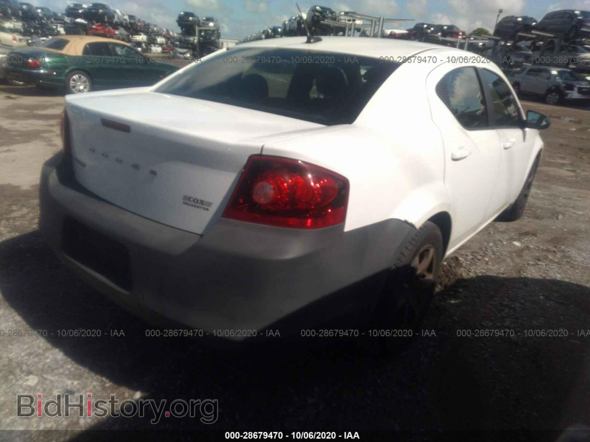 2013 DODGE AVENGER - VIN: 1C3CDZAB4DN644782 - Фото 4
