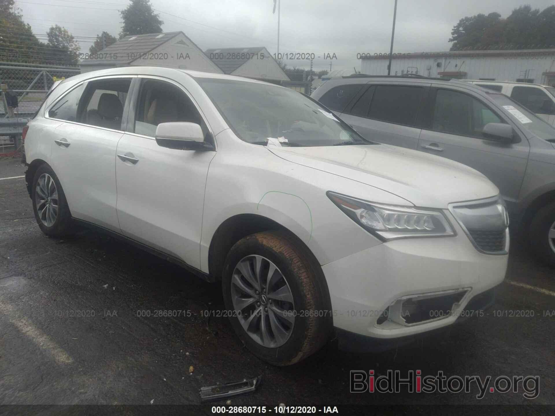 Фотография 5FRYD4H43EB025052 - ACURA MDX 2014