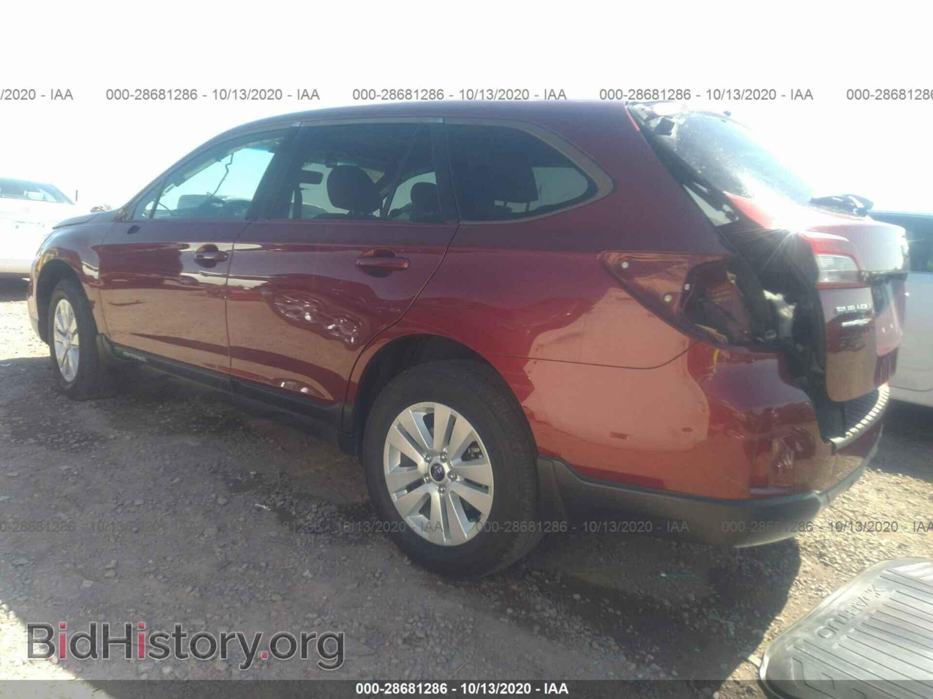 2017 SUBARU OUTBACK - VIN: 4S4BSAFC8H3201063 - Фото 3
