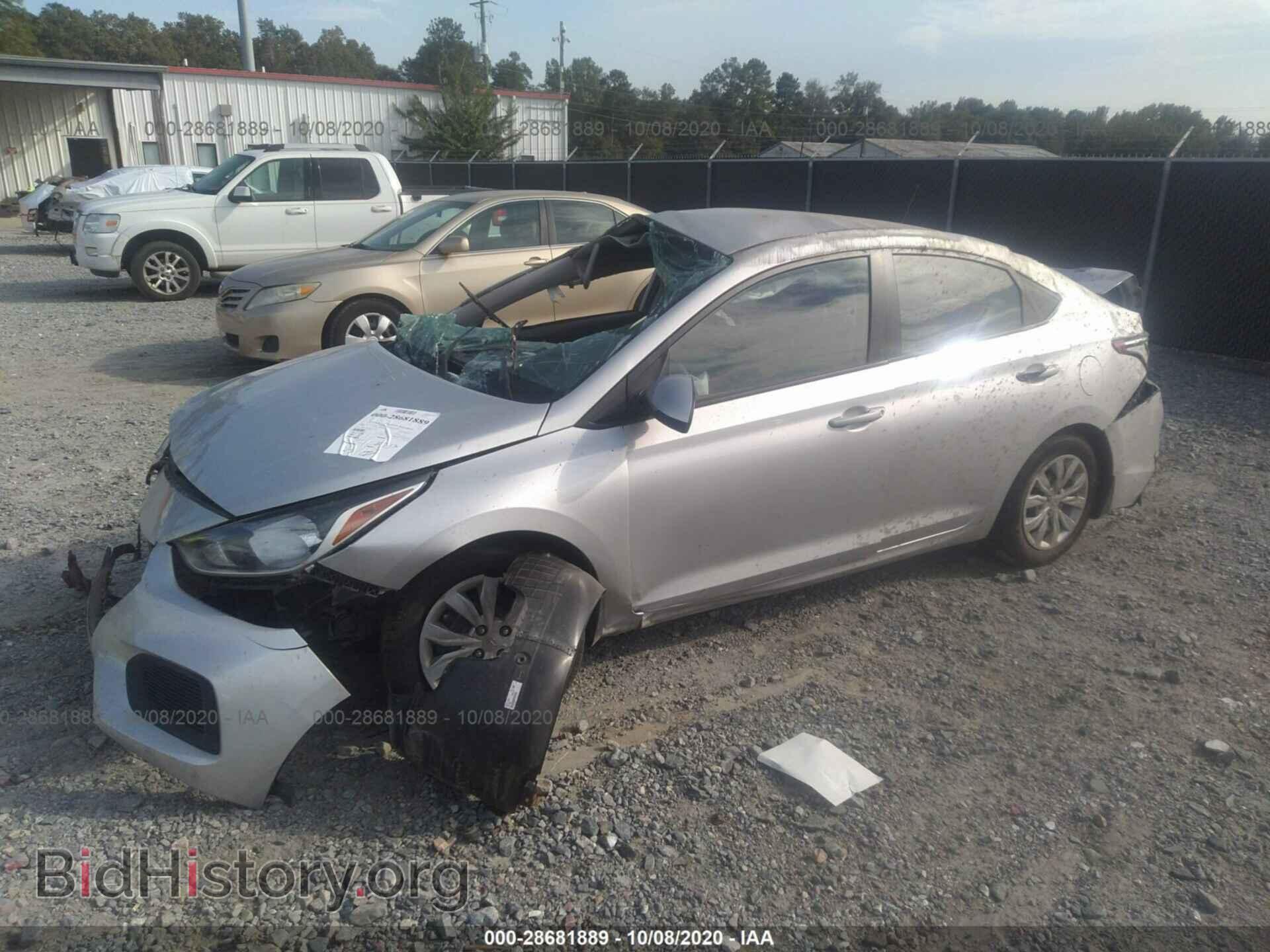 2020 HYUNDAI ACCENT - VIN: 3KPC24A68LE107634 - Фото 2